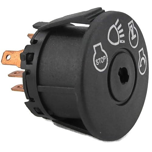 Miniatura 6 de The ROP Shop  Interruptor de llave de arranque de encendido para tractor de jardín MTD & Cub Cadet 925-06119c