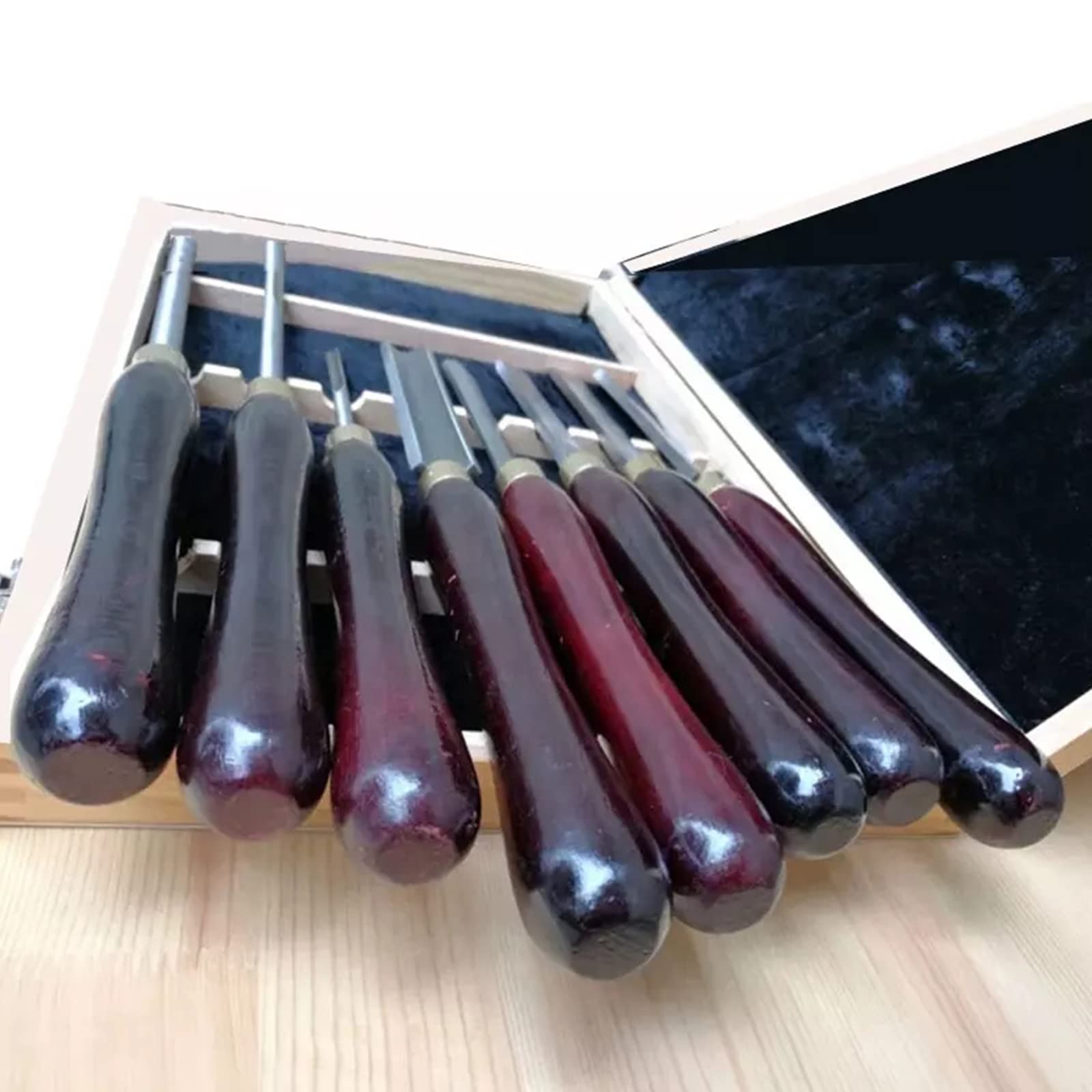 Set 11 Pezzi Carburo Cementato Set 11 Utensili Per Tornio In Metallo Duro - Per Torni Automatici E Semiautomatici, Con Custodia In Legno Utensili Tornio - Foto 12