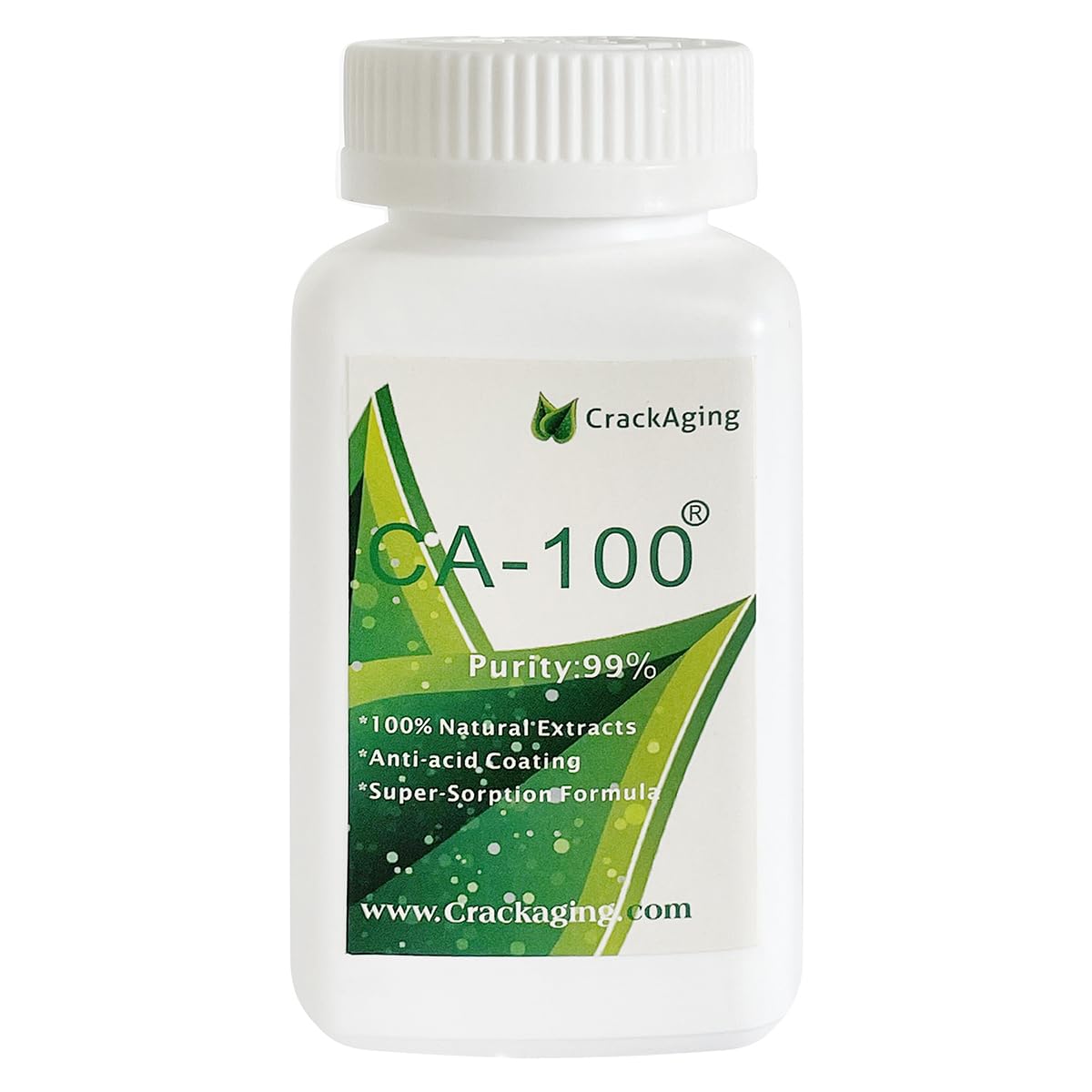 Crackaging CA-100 - Super-Absorption Cycloastragenol 10mg 15caps Longevity Classic Anti-Aging reactivate & DNA Cell Telomerase| Telomere Supplements