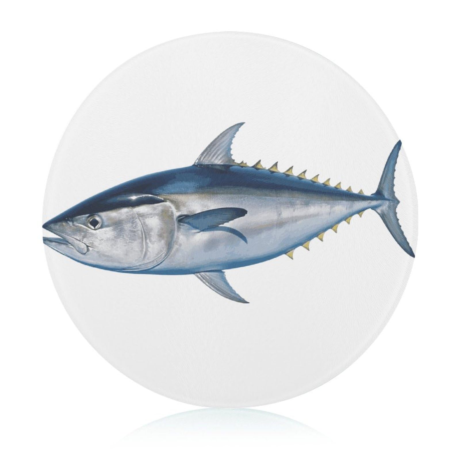 Planches à découper en verre de cuisine ronde Thunnus Thunnus