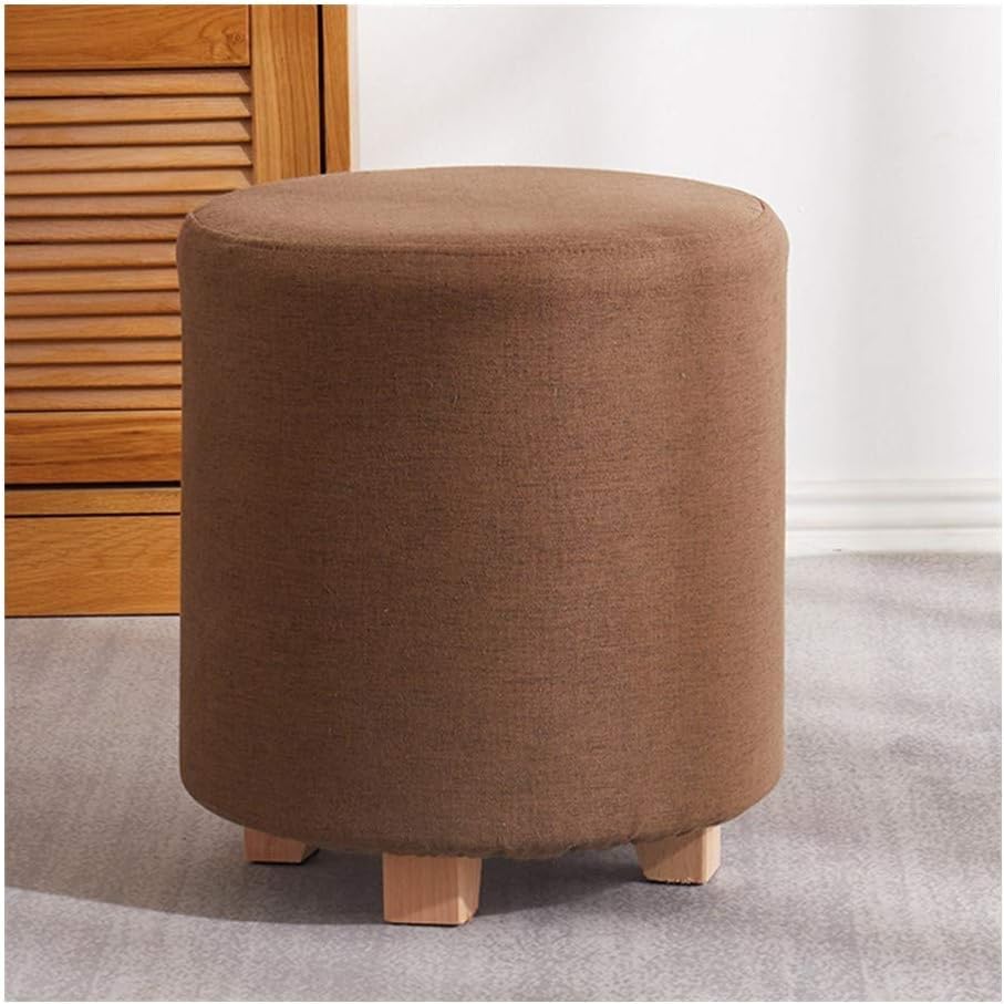 Banc à Chaussures Gain de Place | Tabouret de Canapé Marron pour Petit Salon