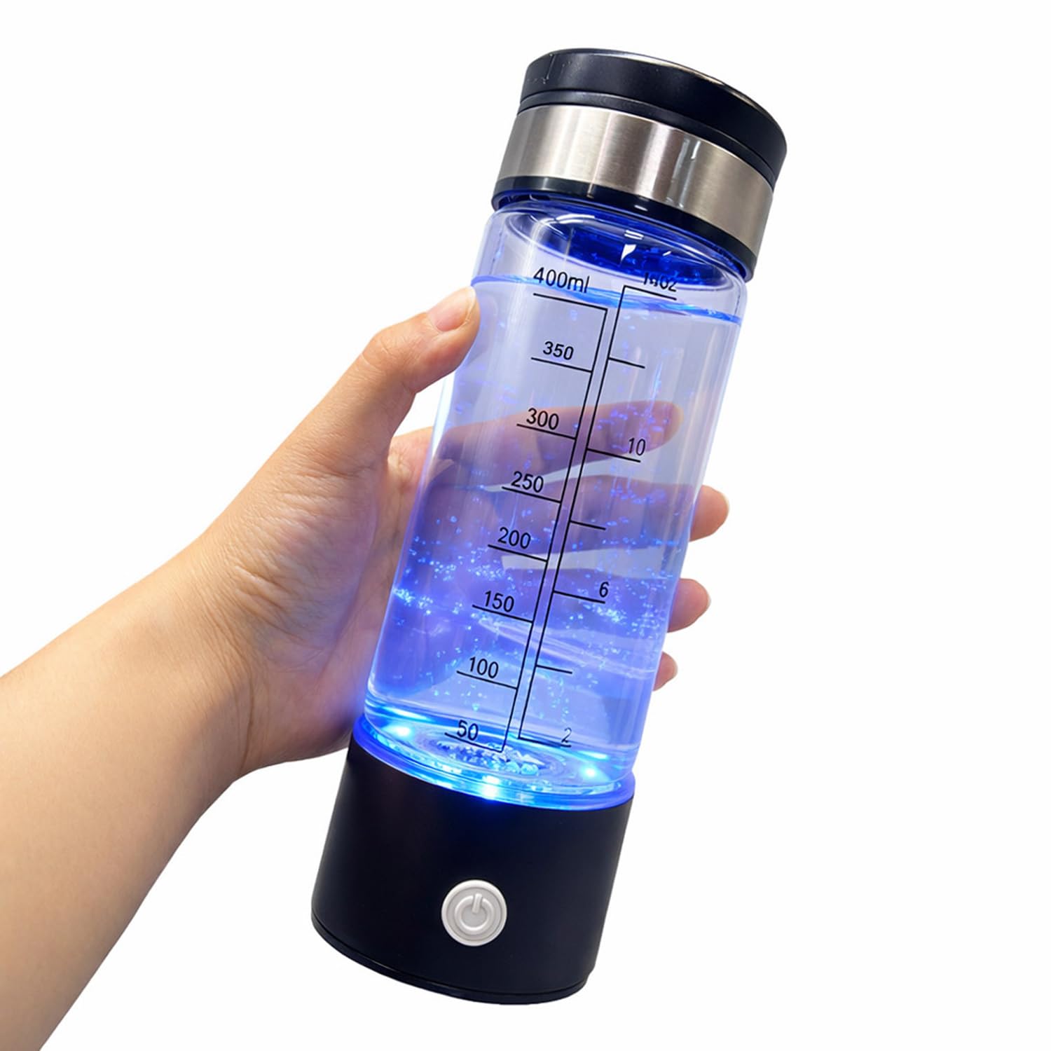 RED5 Hydrogen Water Bottle Electrolysis Ionizing USB Charging 420ml Capacity