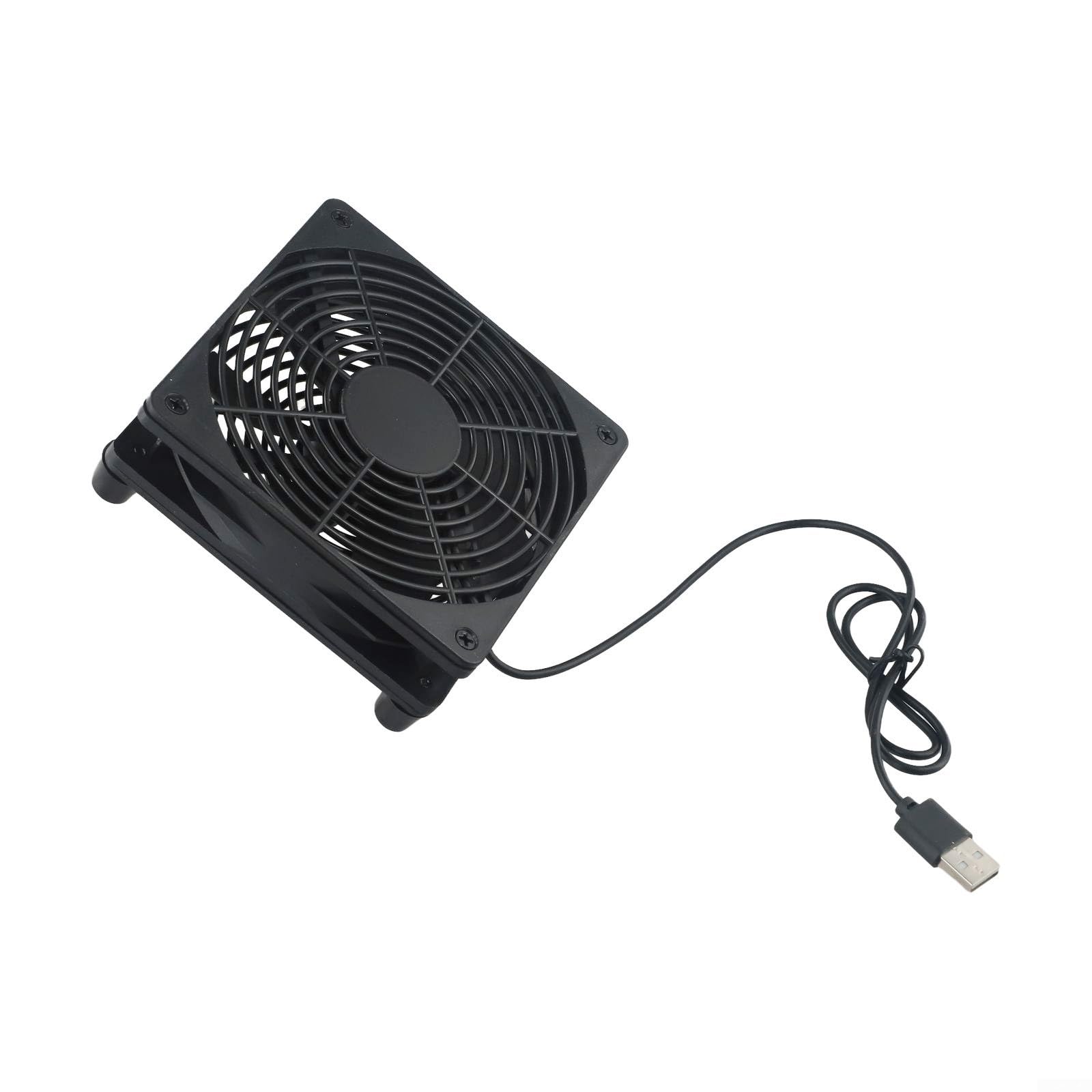 Yhenlovtt Ventola di raffreddamento USB da 5 V per dispositivi di dimensioni 120 mm, per mantenere le prestazioni nei giochi (A)