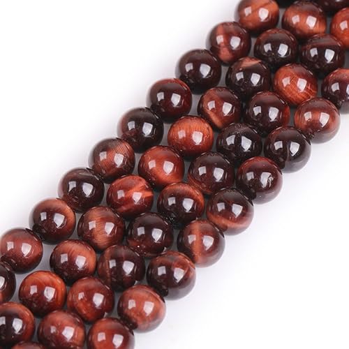 Miniatura 145 de GEM-Inside - Cuentas sueltas de ágata india natural de 0.157 pulgadas (0.157 in) con cuentas redondas de cristal energético para hacer joyas, 15