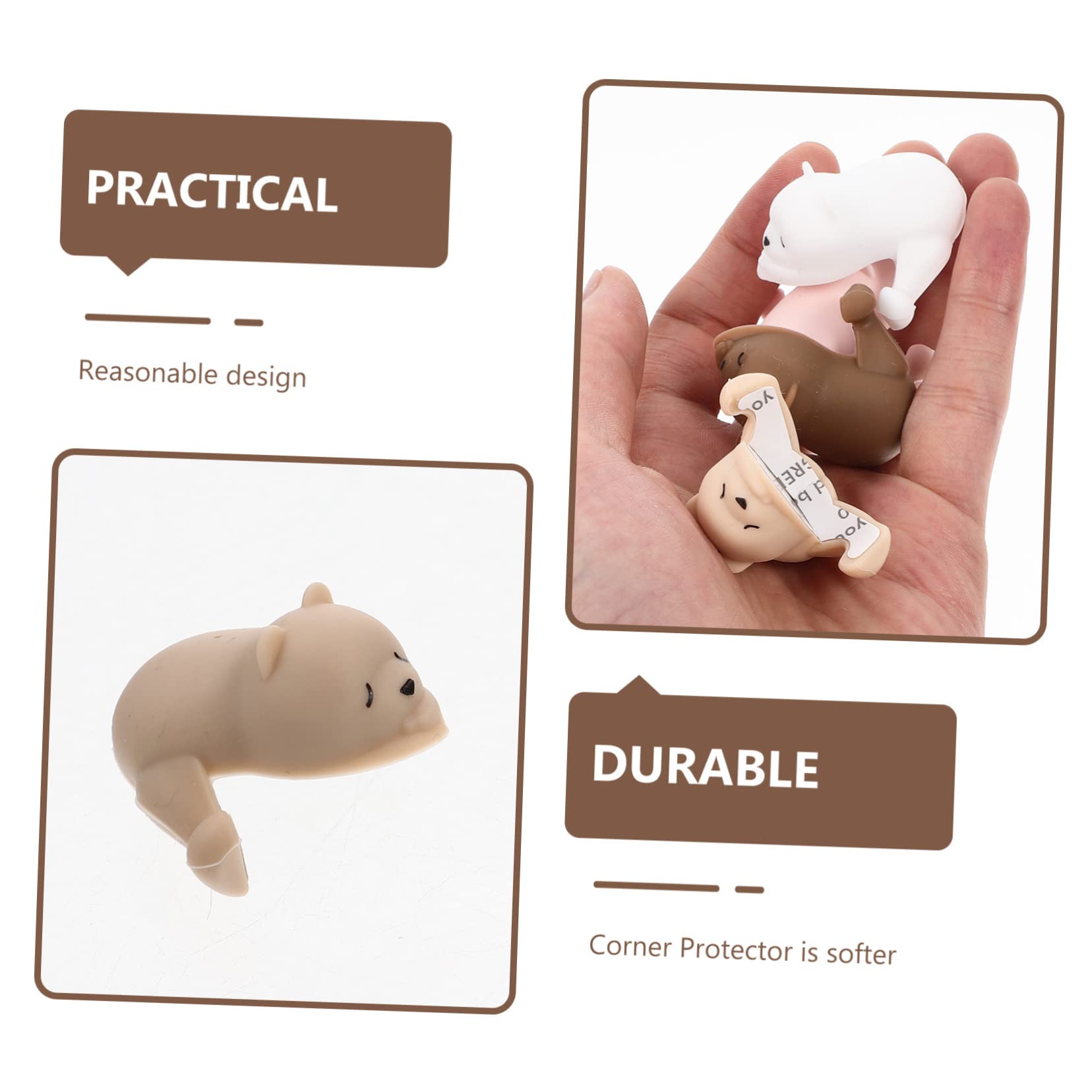 RORPOIR Boys and Girls Protective Bumper 4pcs Corner Protector Table Corner Protectors Safety Bumpers for