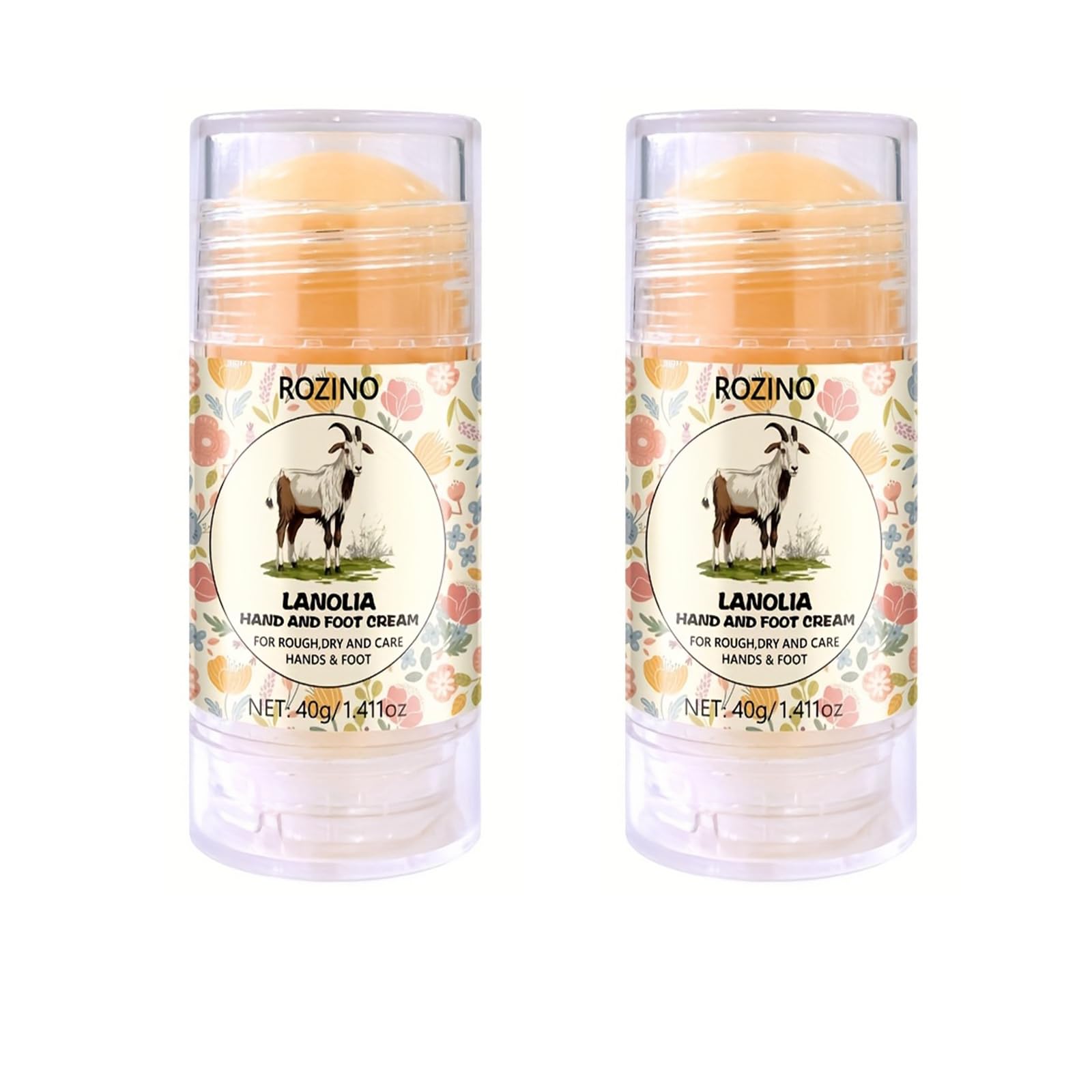 2Pack Lanolin Intensive Hand & Foot Cream Stick for Dry Cracked Skin Pack of 2