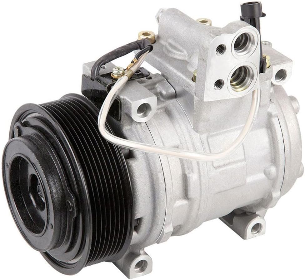 AC Compressor & 8-Groove A/C Clutch For John Deere Replaces AL154203 AL155836 AL176857 447100-2324 447170-8931 12v - BuyAutoParts 60-02923NA New