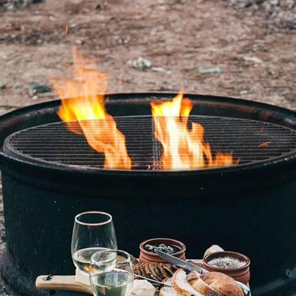 25 cm żeliwny ruszt do grilla, odporny na wysokie temperatury, siatka do gotowania, akcesorium do grillowania na świeżym powietrzu, idealny dla entuzjastów wędzonego smaku i grillowania