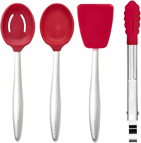 Cuisipro Piccolo - Juego de 4 mini herramientas de cocina de 8 pulgadas