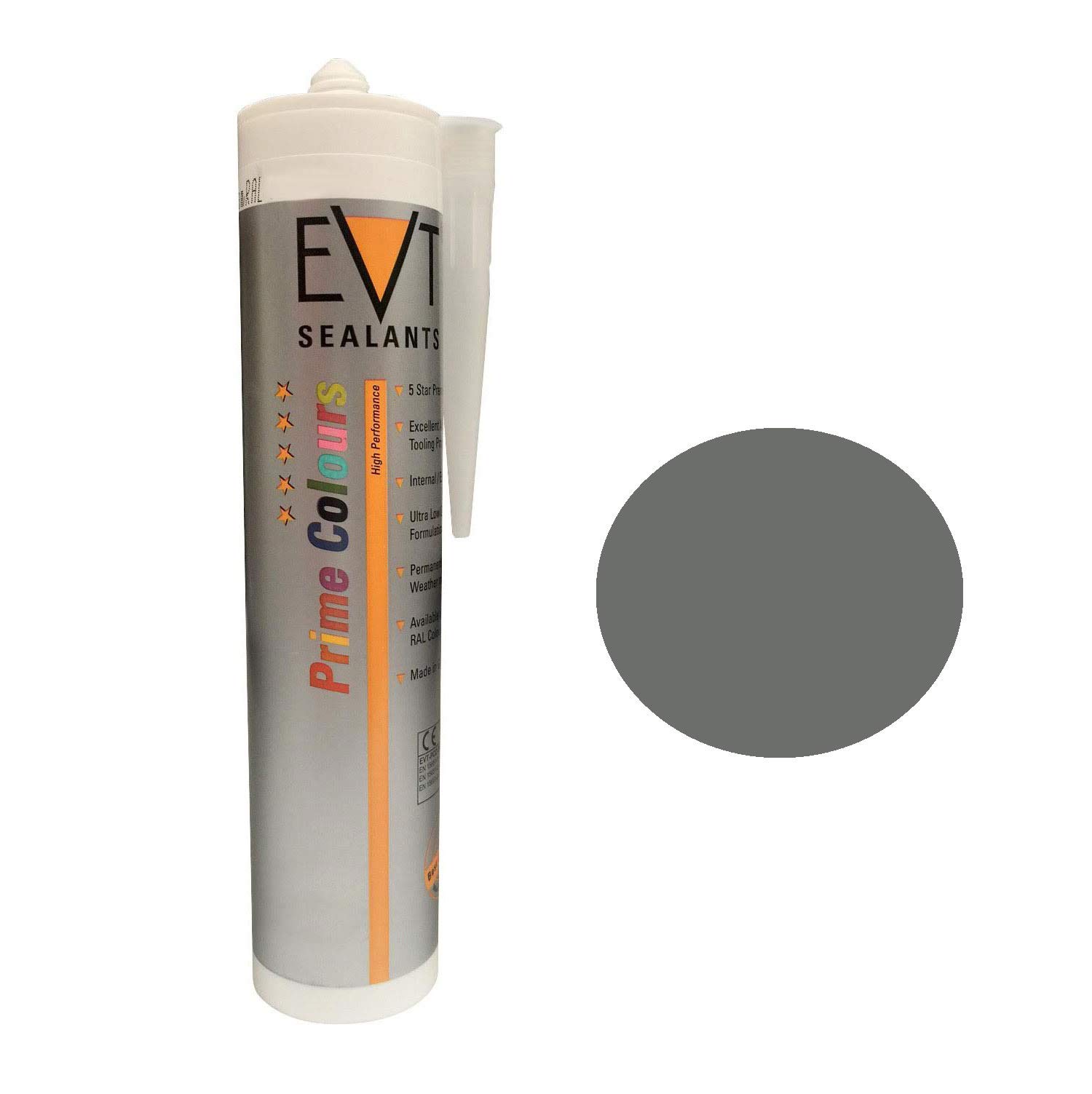 EVT Prime Colour - Silicone (RAL Coloured Silicones) (RAL 7005 Mouse Grey)
