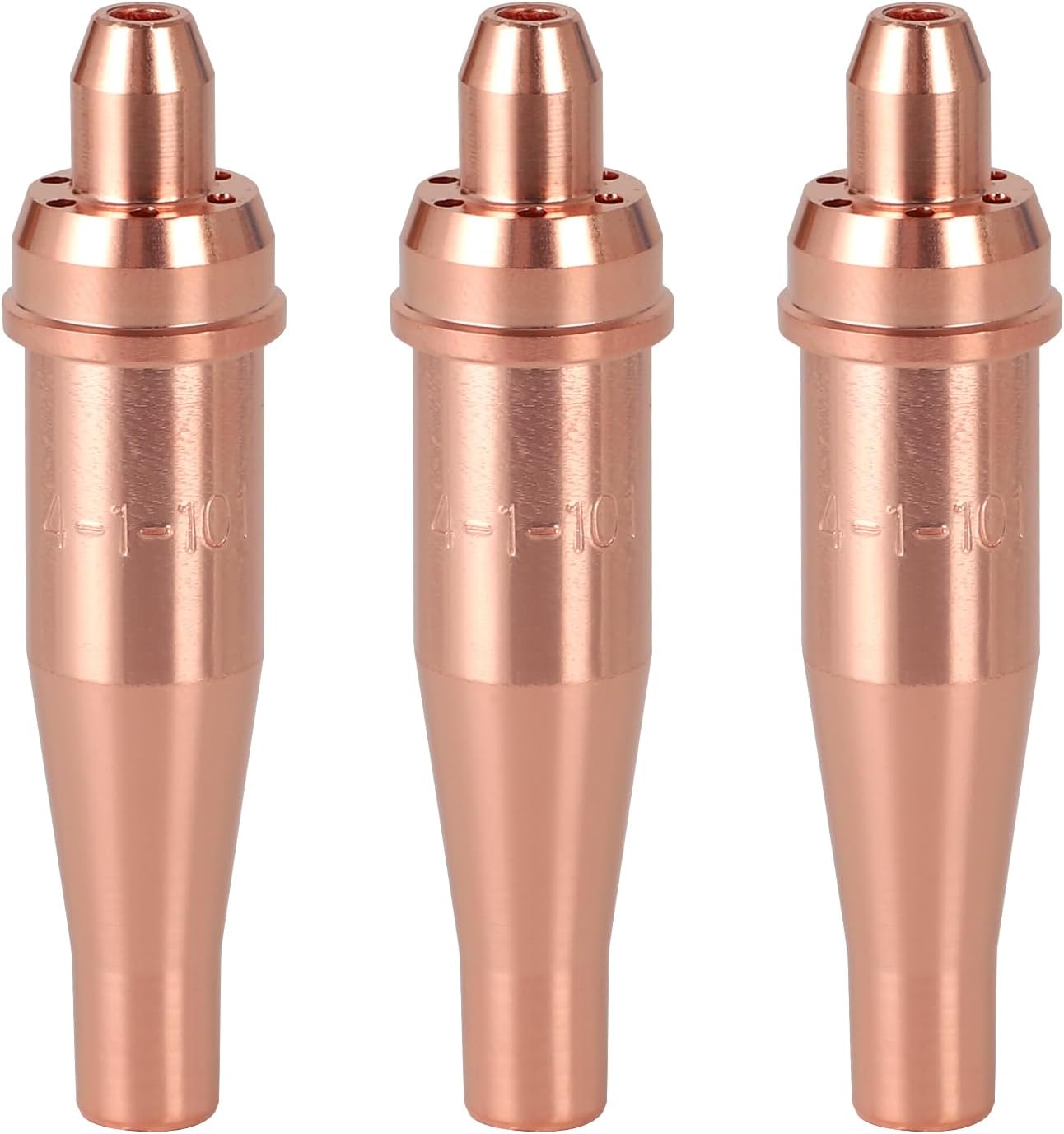 4-1-101 Acetylene Cutting Torch Tip-Compatible with V-Style Medium Duty Torch,3PCS (4-1-101 3PCS)