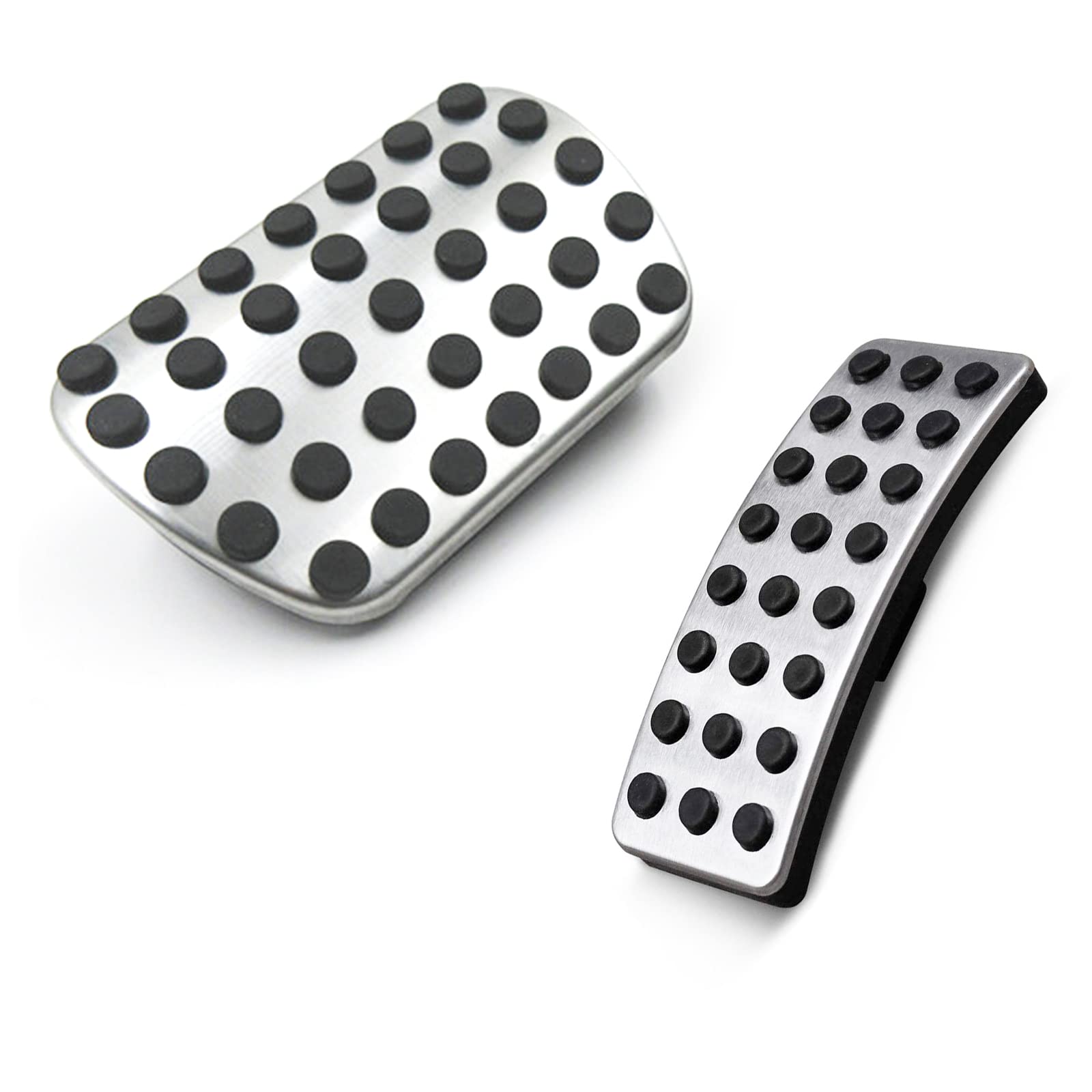 Lotcesfun Gas Brake Pedal Cover Compatible with Mercedes 2013-2019 GLE GLS ML GL 350 400 450 550 W166 X166 Sport Aluminum Non Slip Brake Foot Pedals (2Pcs)