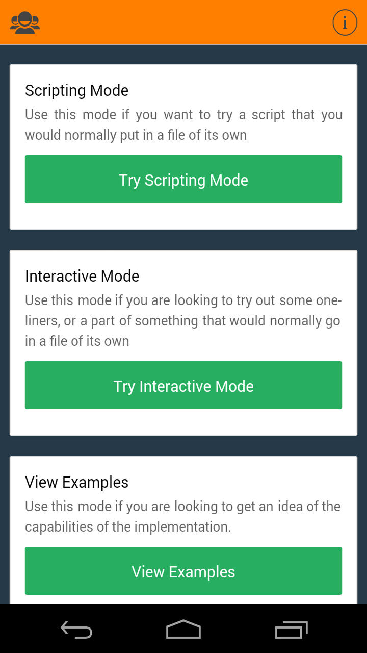 PythonJS - App on Amazon Appstore