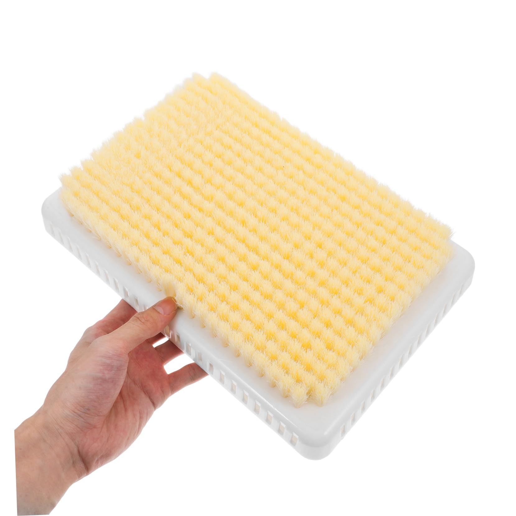Ipetboom 2 Pezzi Scrub Schiena da Doccia Parete con Setole Esfolianti Resistenti Spazzola Massaggiante Corpo per Pulizia Profonda Senza Uso di Mani Accessorio Bagno Facile da Installare e