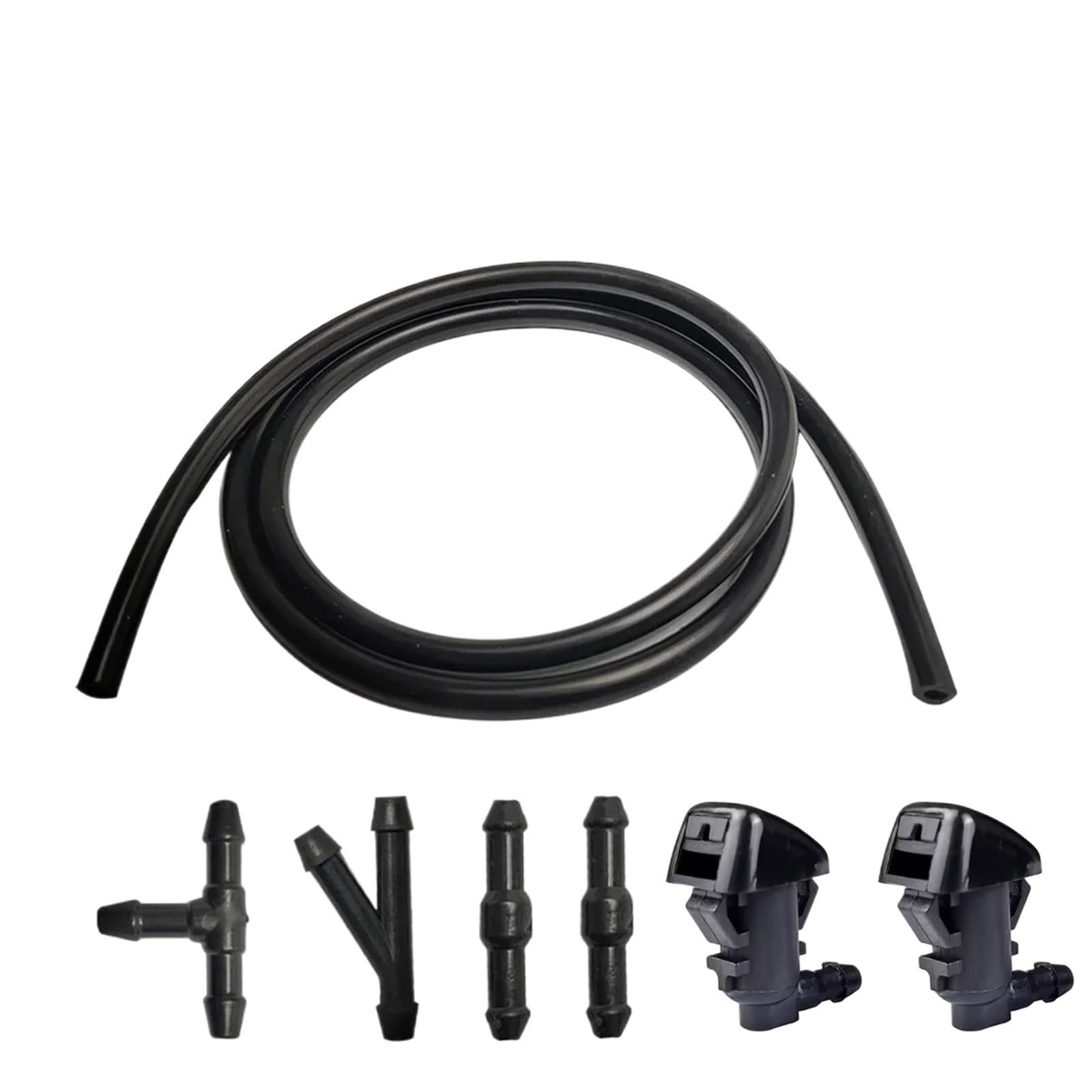 Fit for Jeep Commander Liberty for Dodge Nitro Front Windshield Washer Jet Nozzle 04806312AA 55157319AA Front Windshield Spray Nozzles Washer Jet Kit