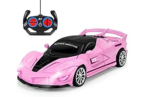 1:18 Pink Remote Control Car - Perfect for Girls Ages 8-12