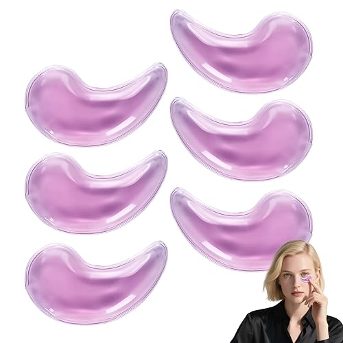 Almohadillas de gel para ojos, paquetes de hielo para ojos, paquete de hielo debajo de los ojos, paquete de hielo de gel, máscaras refrescantes para