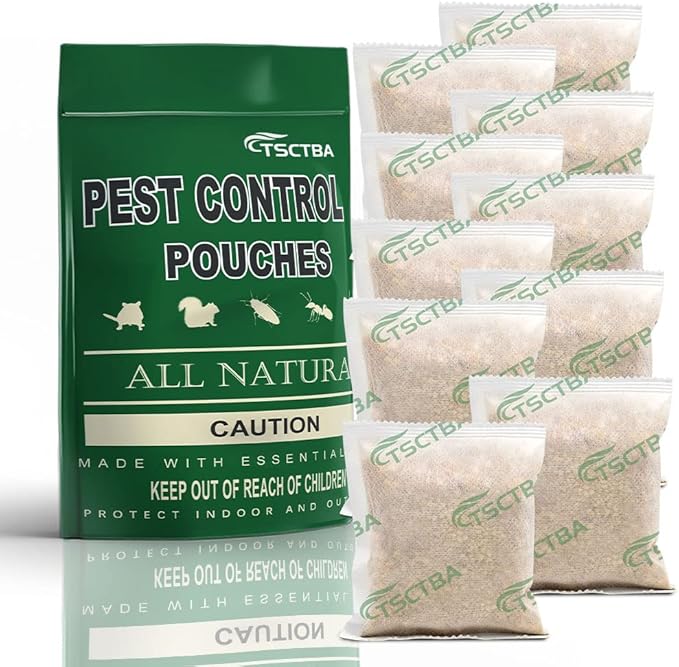 TSCTBA Pest Control Pouches, Rodent Repellent, Mouse