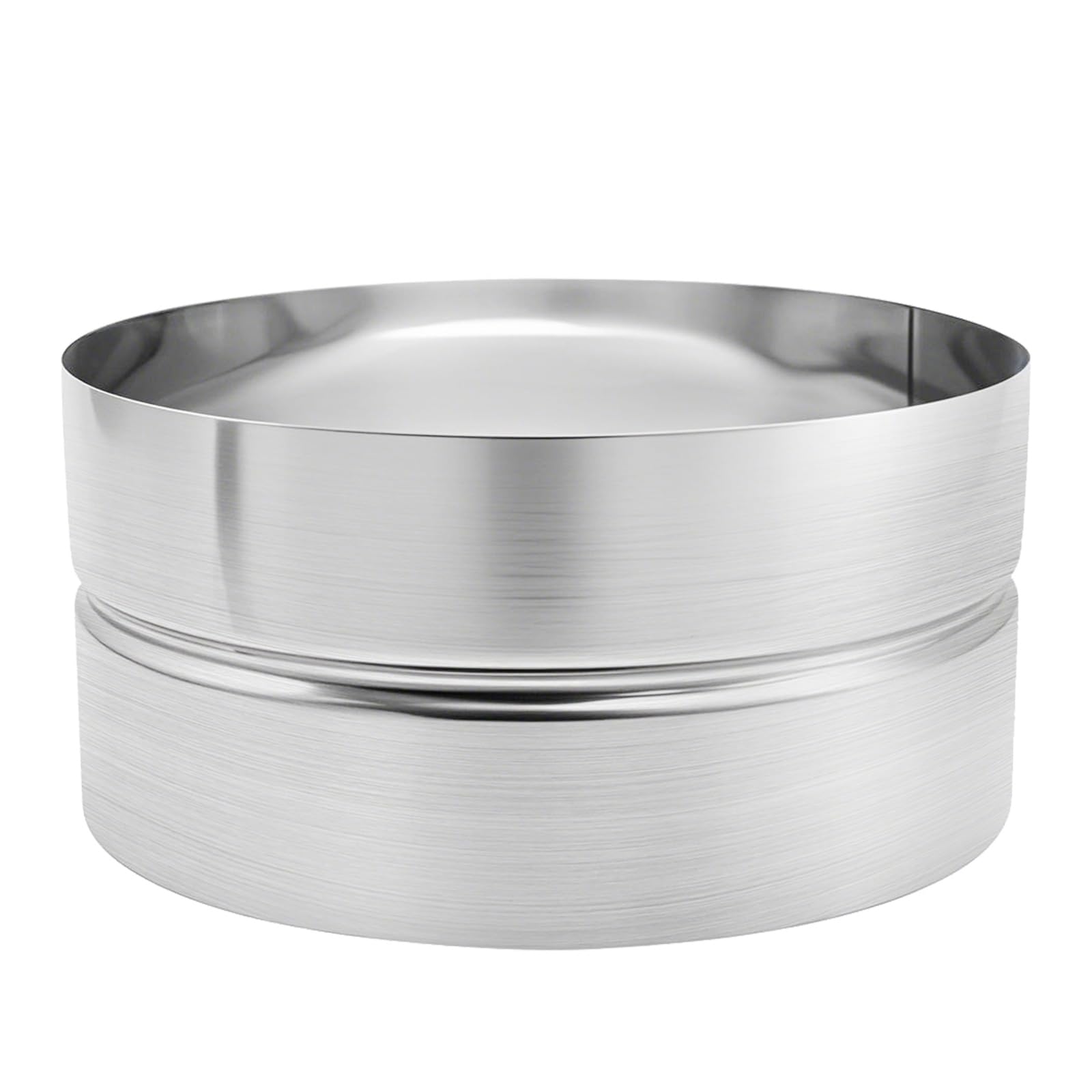 VIKKSAER 6 Inch Galvanized Metal Vent Duct Connector, 6 Inch Metal Dryer Vent Coupler and Hose Coupling, Dryer Pipe Connection Female Fit