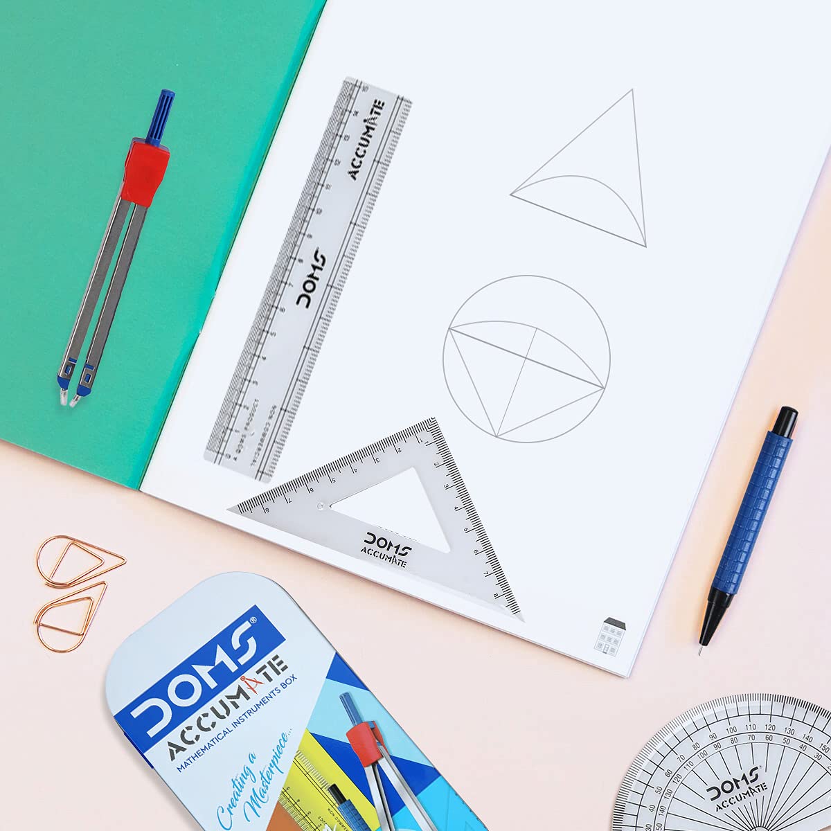DOMS Accumate Mathematical Drawing Instrument Geometry Box - Image 6 thumbnail