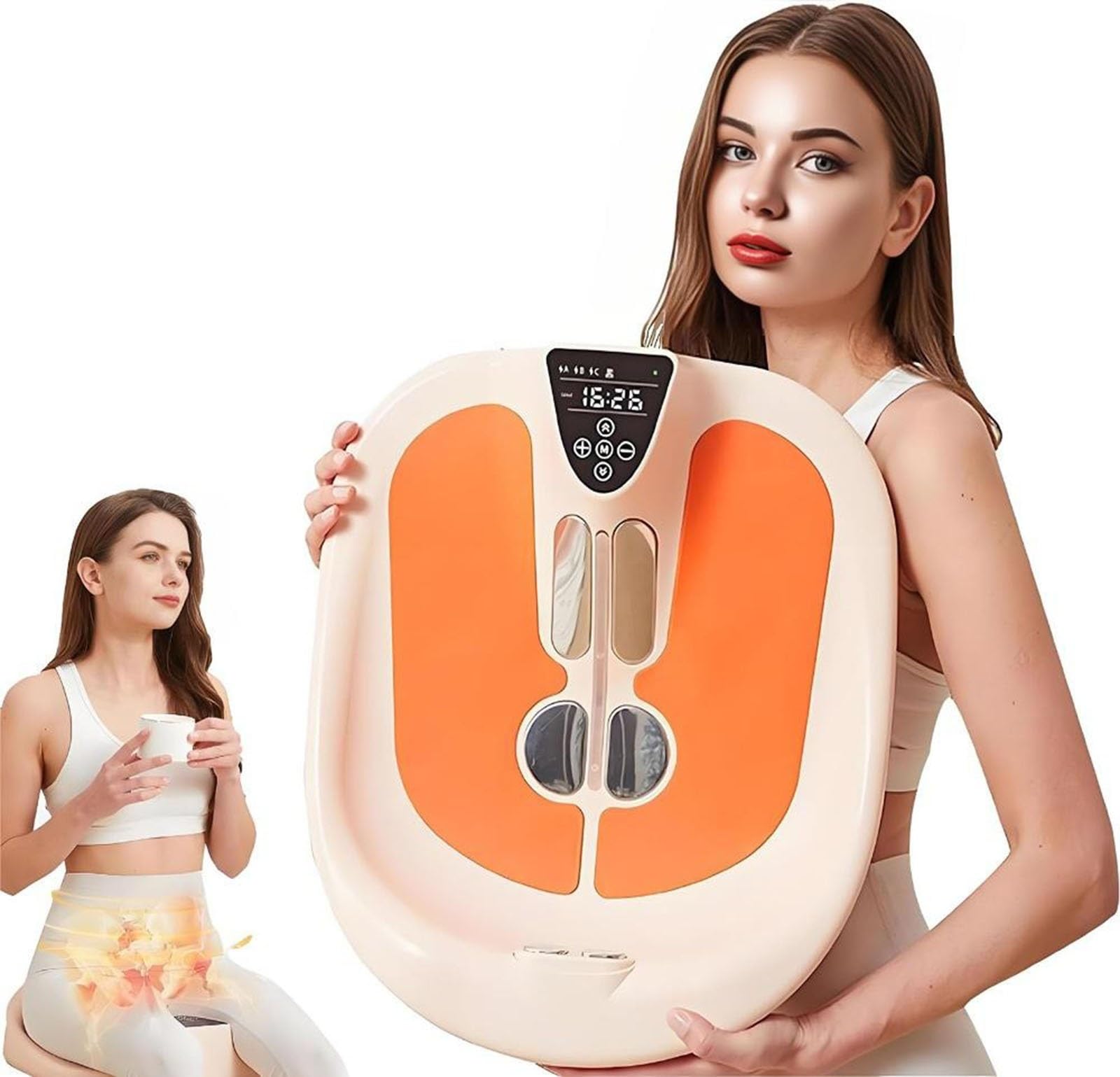 Dispositivo per l'allenamento del Pavimento pelvico per Donne, Allenatore dei Muscoli del Pavimento pelvico EMS, Allenatore del Pavimento pelvico Kegel, Temperatura da 38 a 44 °C