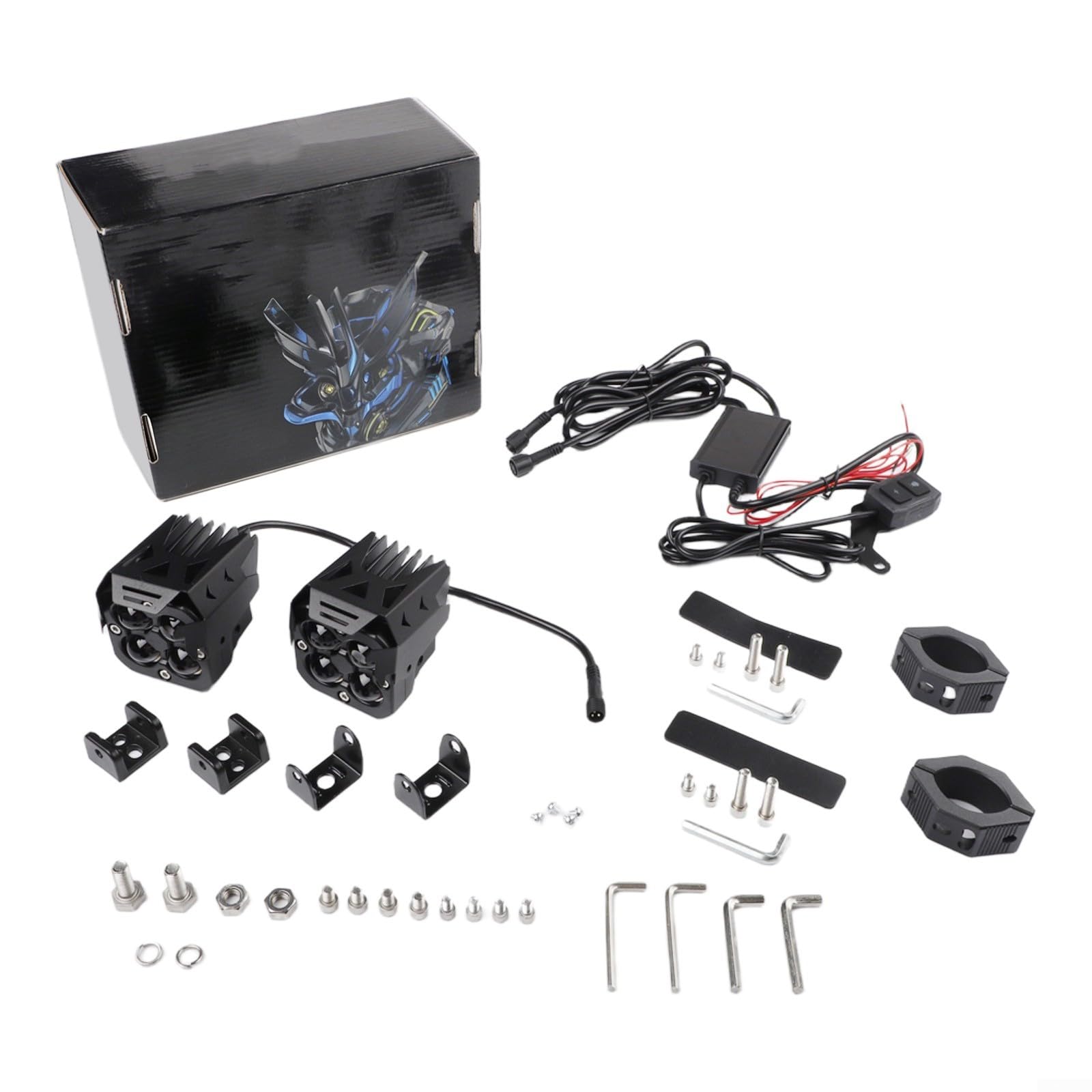 Faretto LED per moto 60W per bicolore Giallo Faretto LED per