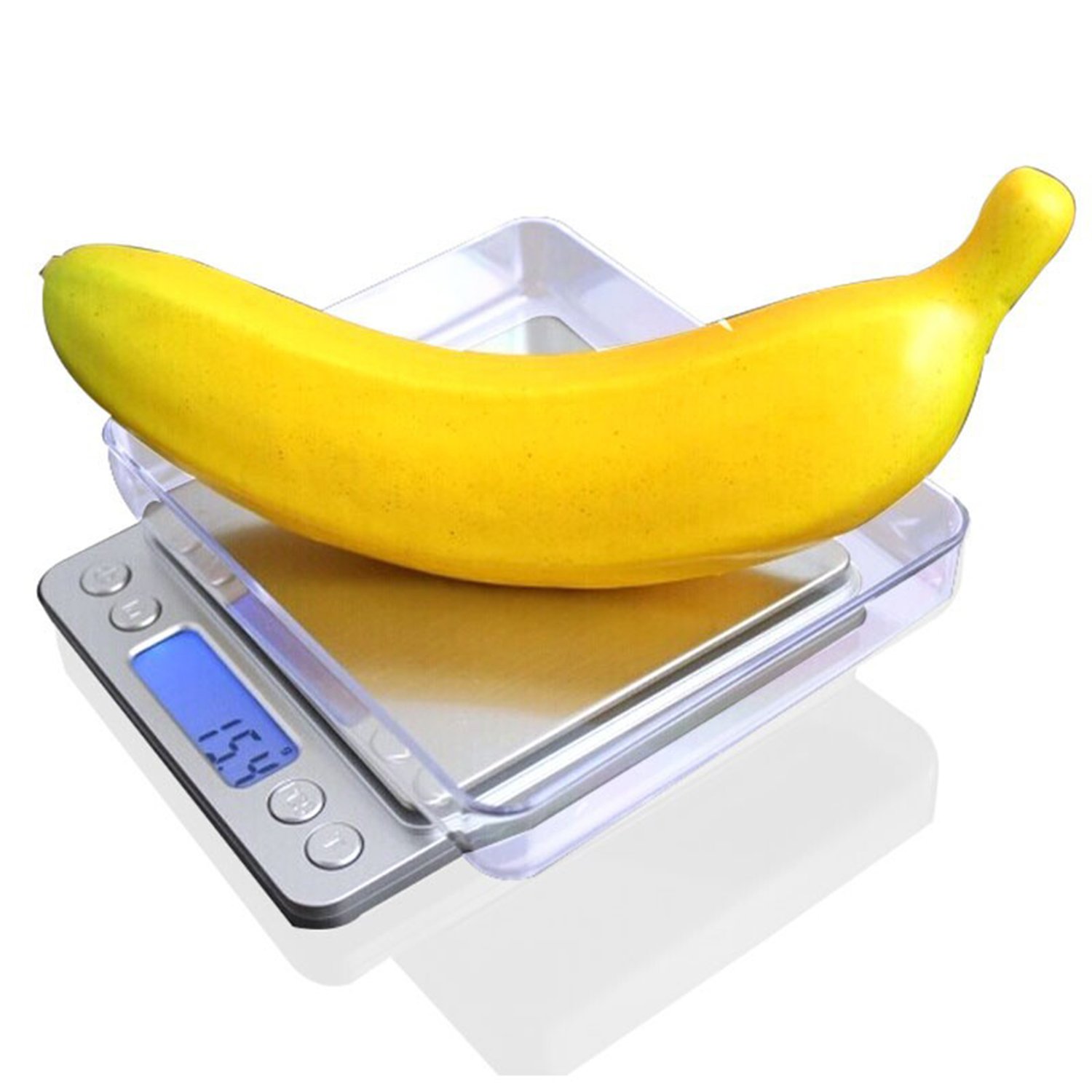 Digital Kitchen Scale Multifunction Food Scale, 500g/0.01g Small Portable Electronic Precision Scale, Food Scale with Back-Lit LCD Display(Batteries Included)