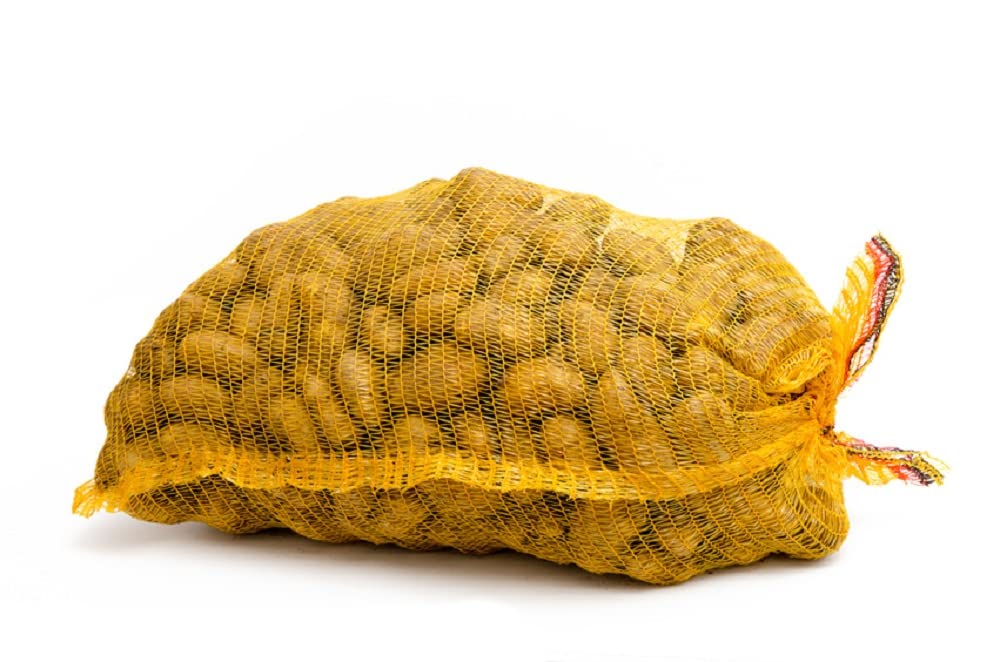 HaGa Sacchi Raschel 100 pezzi – 31 cm x 50 cm sacchetto per patate e cipolle