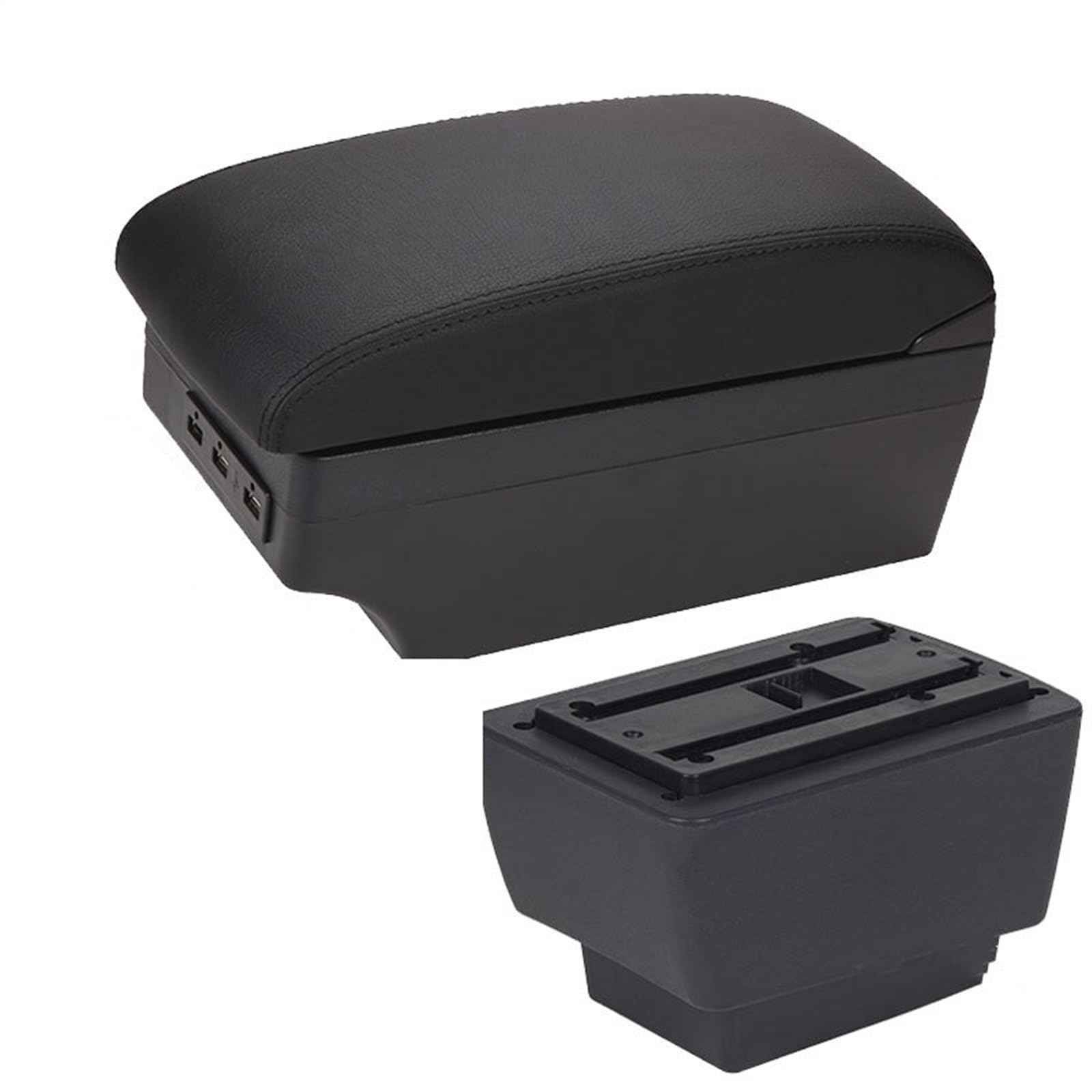 Hjkdsz Type B For Skoda For Fabia Iii For Combi 2015-2020 Armrest Center Console Organizer Box Double Layer Storage Accessories(Type B)