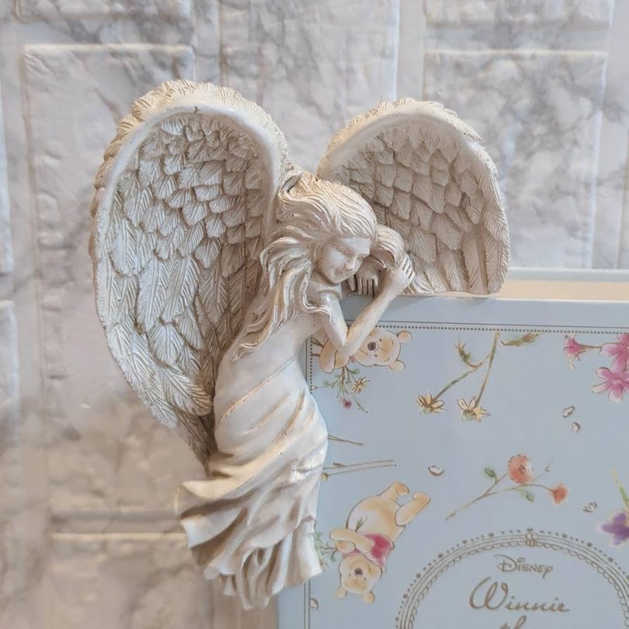 Amazon.co.jp: 天使 フォトフレーム 枠 額縁 彫刻 ゴージャス