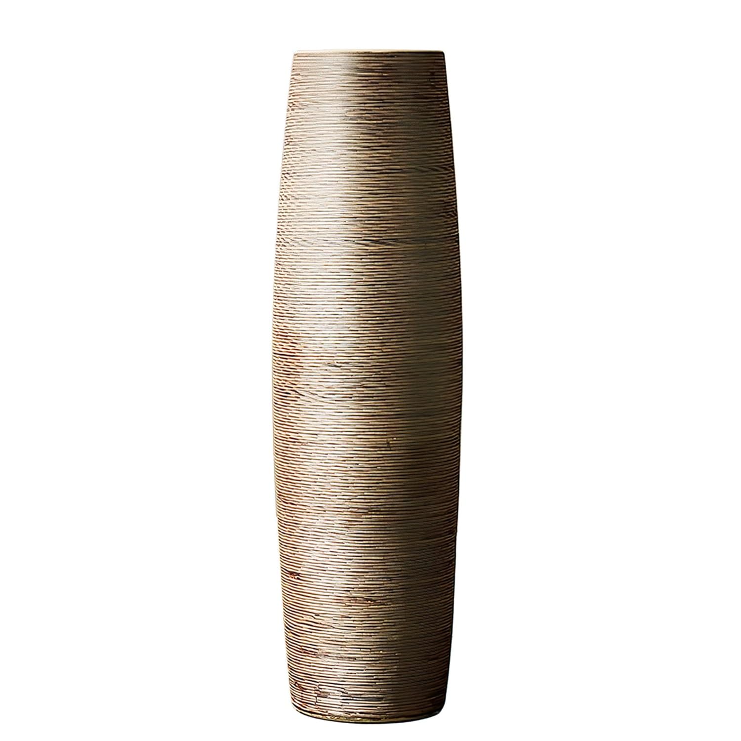 asdchZen Ceramic Vase, 39.3 Inches/100Cm Tall Floor Vase, Modern Large Handmade Vase For Decorative Twigs And Flowers, Living Room, Kitchen, Entryway, Bedroom And Wedding,24x80cm