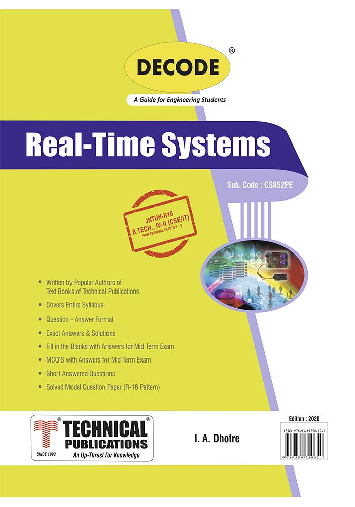 Decode Real Time Systems for JNTU-H 16 Course (IV - II-CSE - CS852PE)
