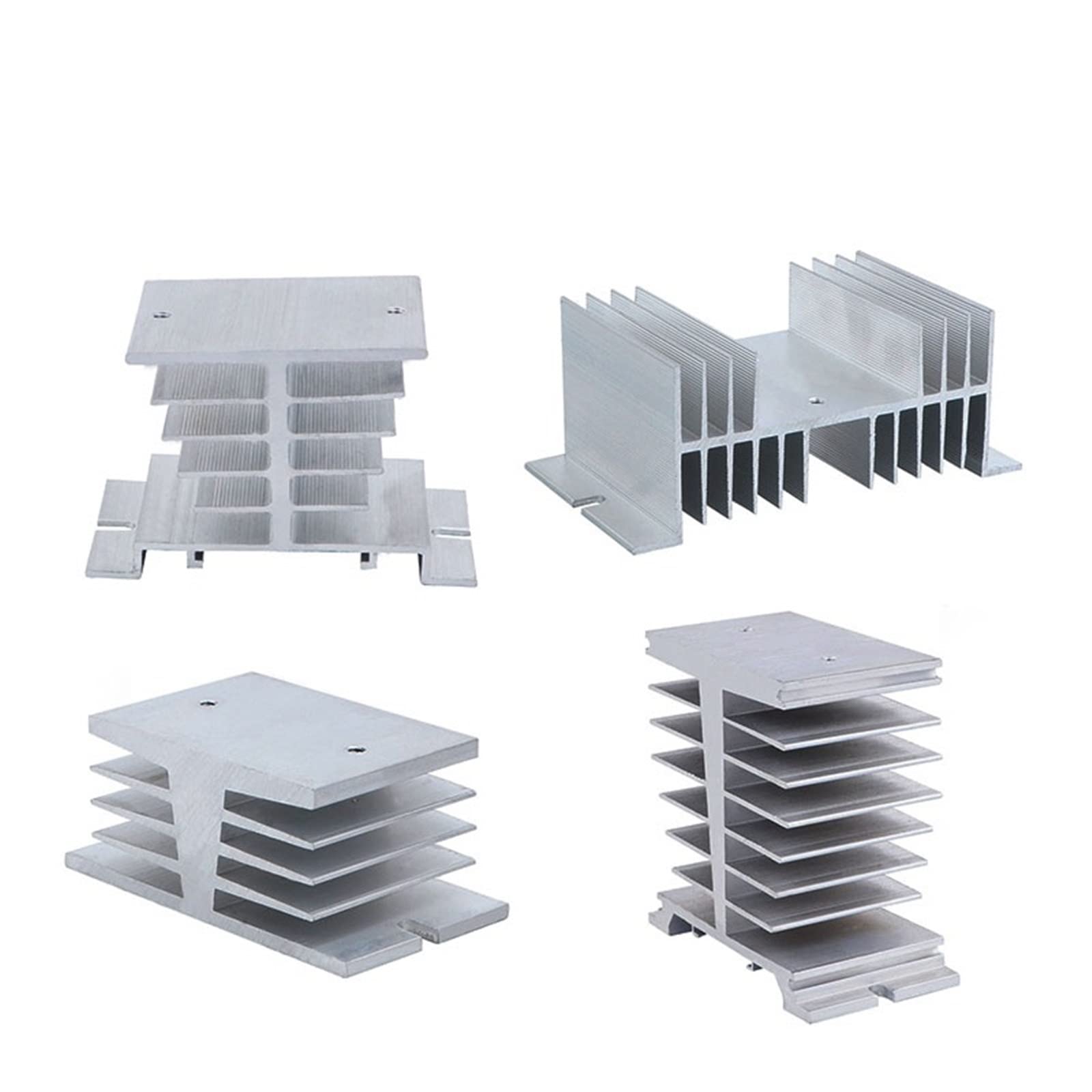 Radiateur CG en aluminium pour relais à semi-conducteurs SSR 10A à 200A