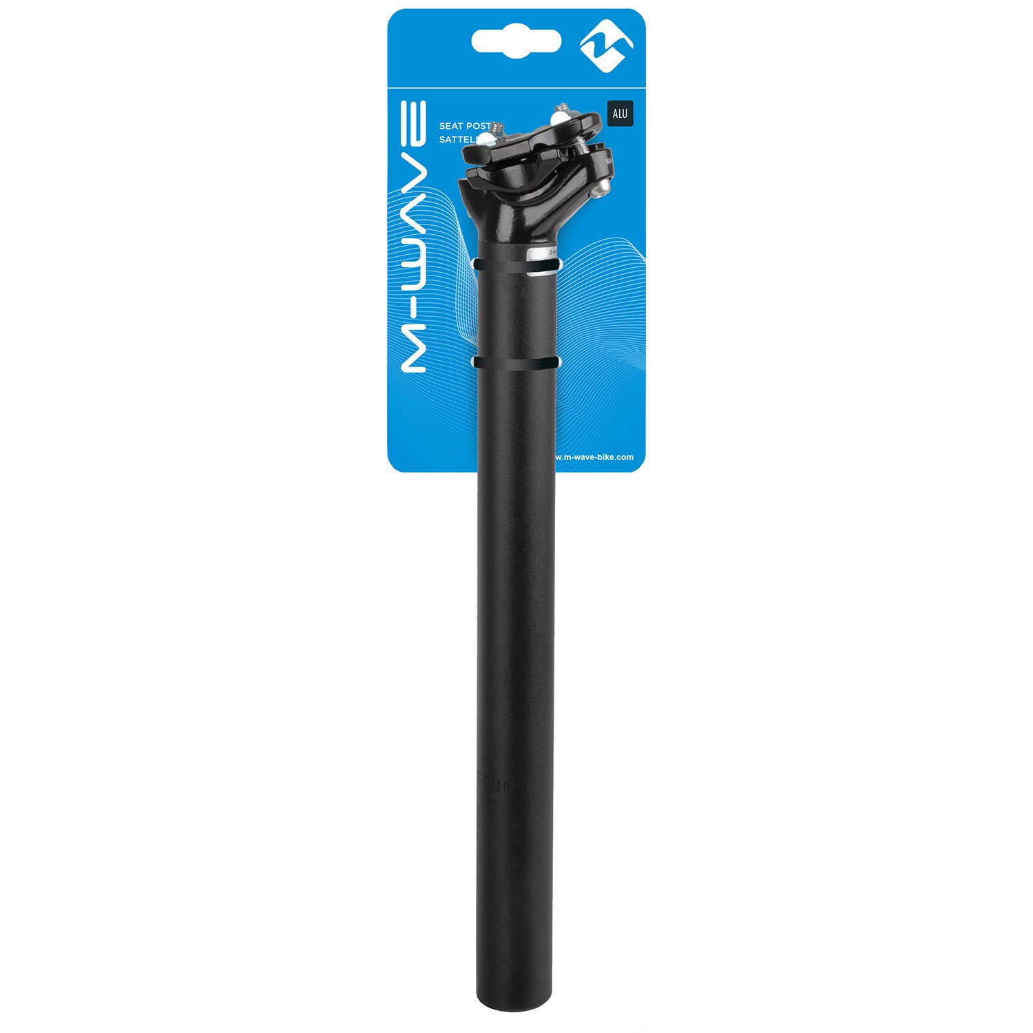 Tige De Selle M-Wave SP-M4.1 – 30,9 Mm X 350 Mm – Aluminium – Réglage 2 Vis – Poids 345 G – Offset 15 Mm