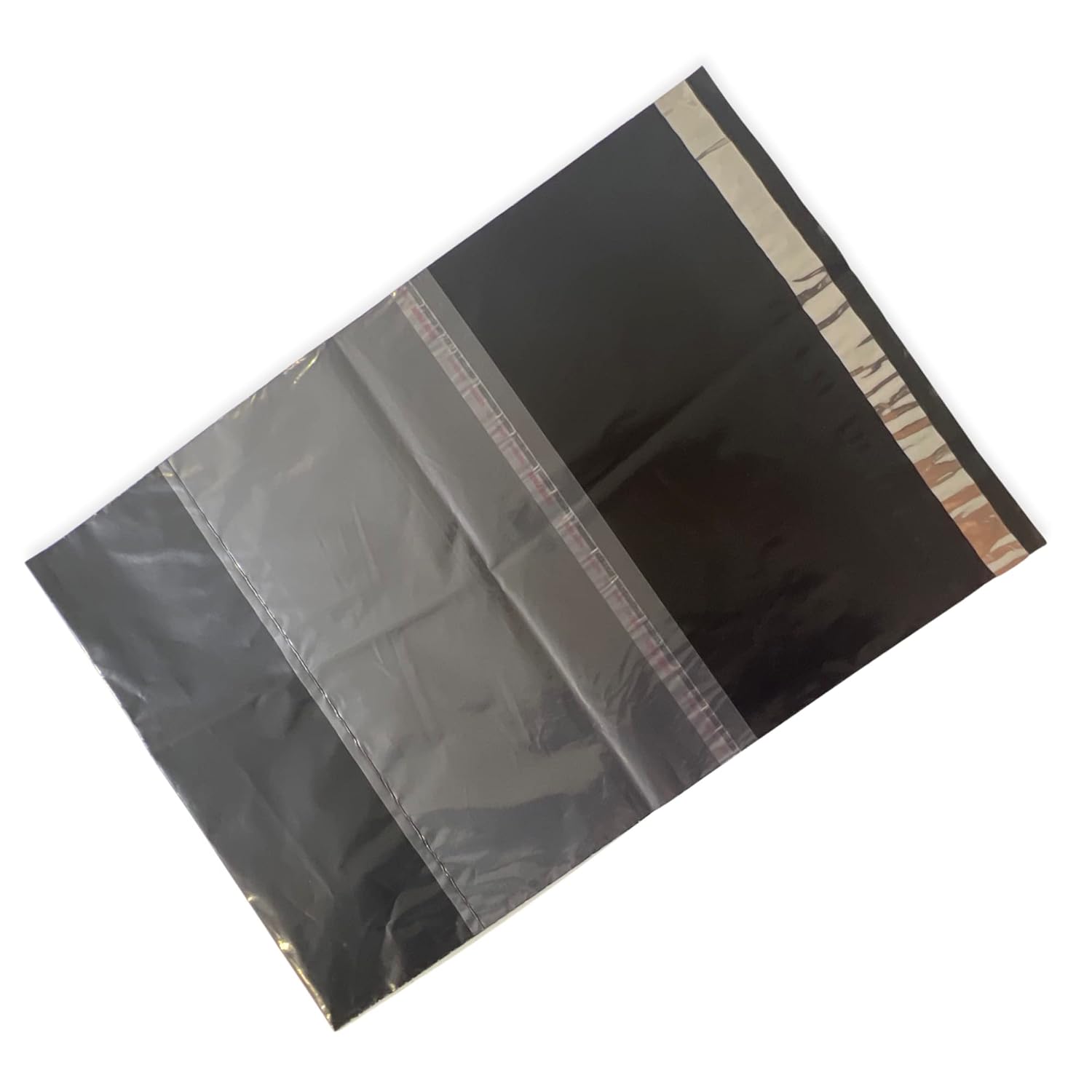 Securement Black Colour Courier Bags with POD Pouch, 12 x 16 Inches