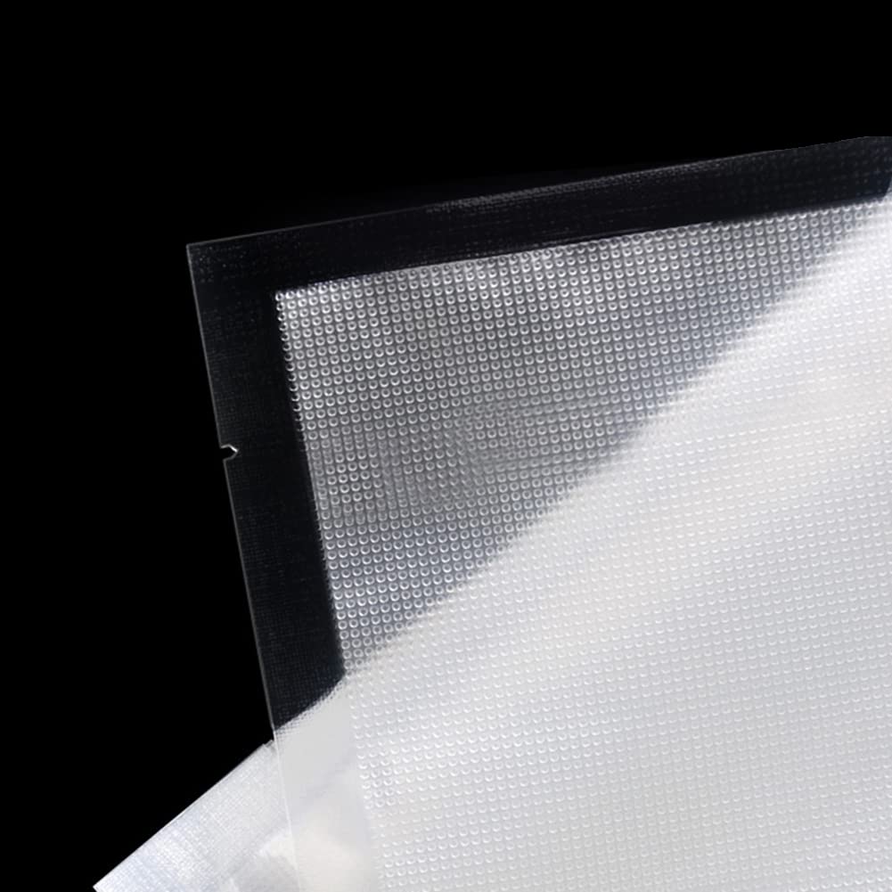 ZYWUOY Lot de 100 sacs d'emballage sous vide respectueux de l'environnement et résistants aux perforations pour la cuisine et le stockage des aliments