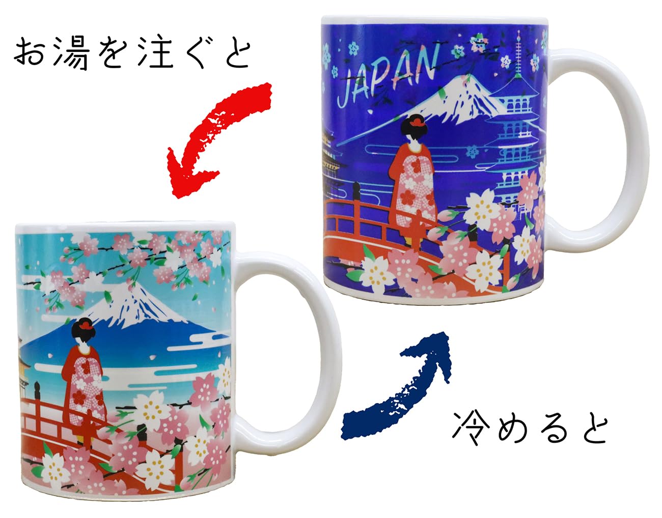 Amazon.co.jp: Castle Enterprise Japanese Scenery Mystery Mug Cup