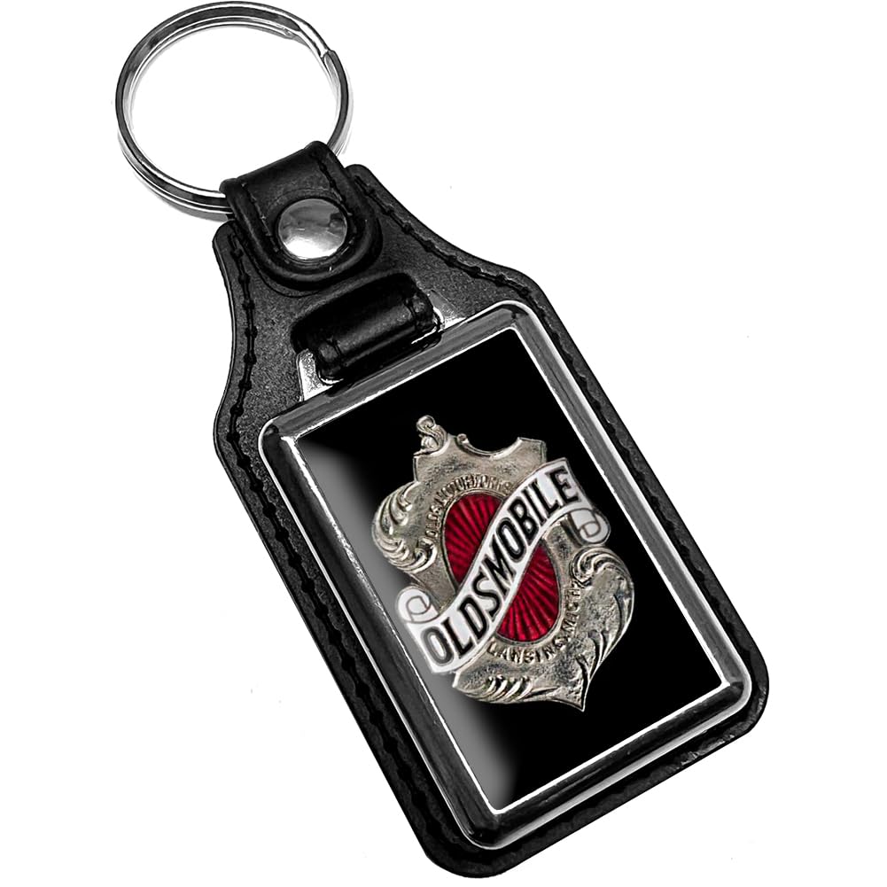 Brotherhood Vintage Compatible with Olds Mobile Emblem Design Keychain Key Holder
