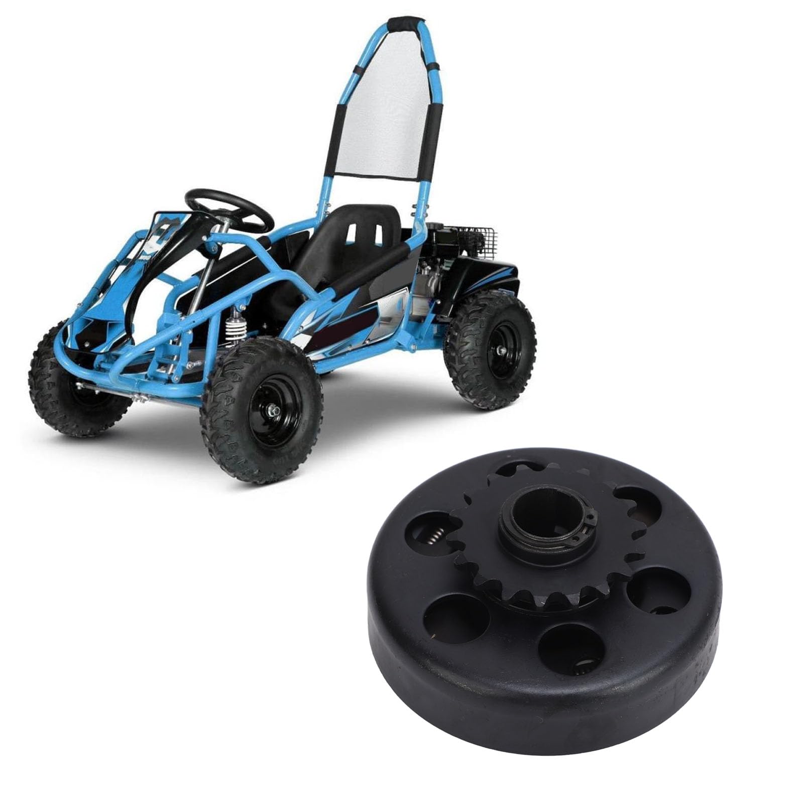 Fliehkraftkupplung, 18T Go-Kart-Kupplung, 20 Mm, 35-Kette, Robuste, Hochhärteempfindliche Motor-Fliehkraftkupplung für ATV-Minibikes