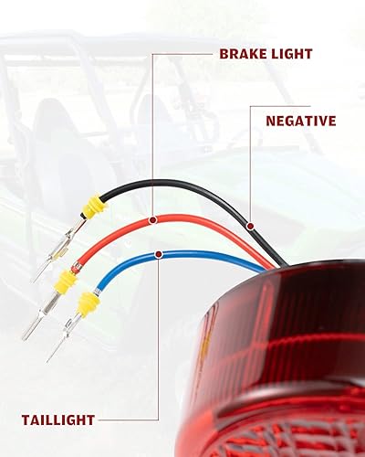 Miniatura 9 de A & UTV PRO Teryx - Luz trasera LED de parada de freno para accesorios Kawasaki Teryx Teryx4 CAMO LE 750 2012-2016, impermeable, rojo