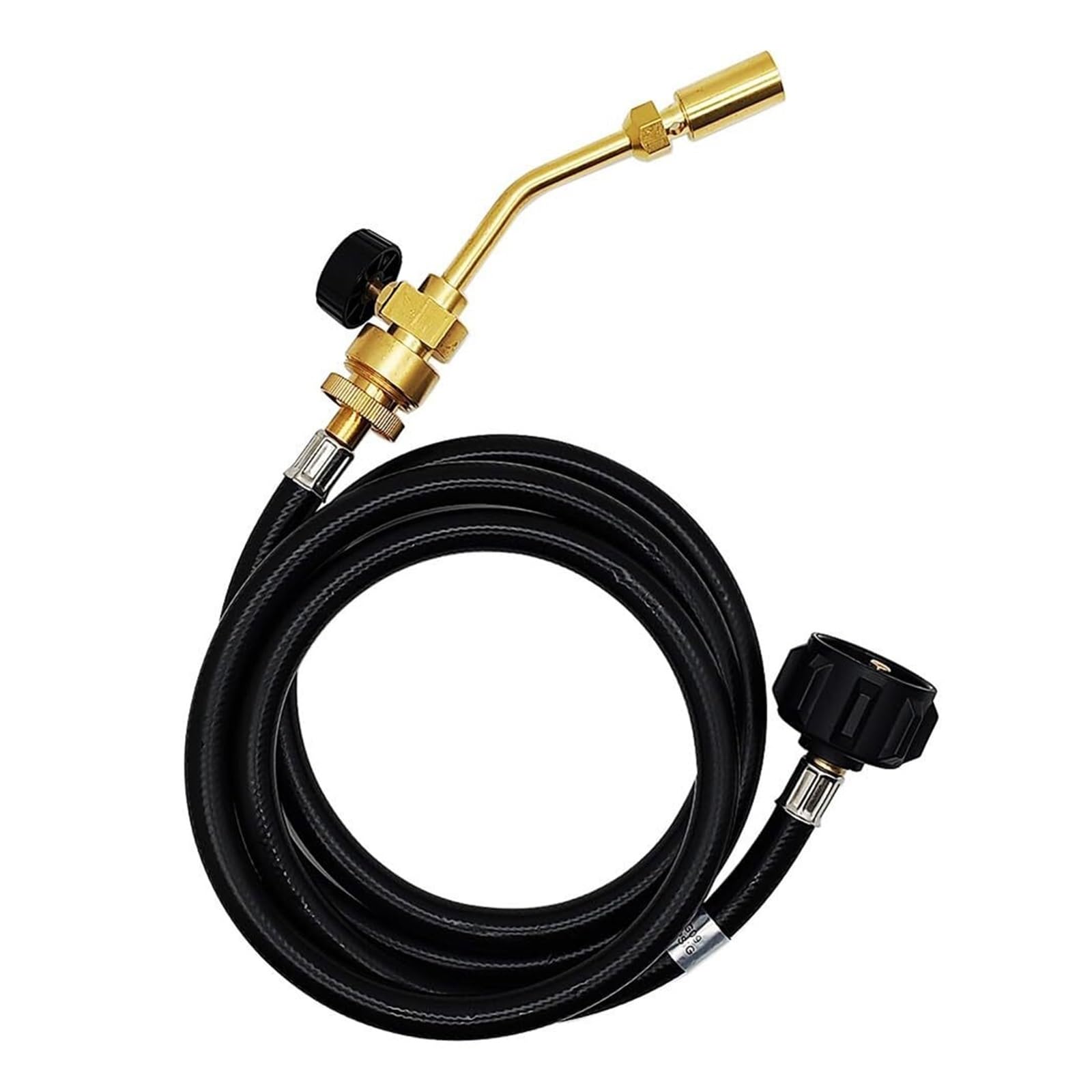 Propane Torch Kit with Regulating Valves - 1.8M Hose for Welding, Soldering, Brazing, BBQ, Heating, Metalworking, and DIY Projects