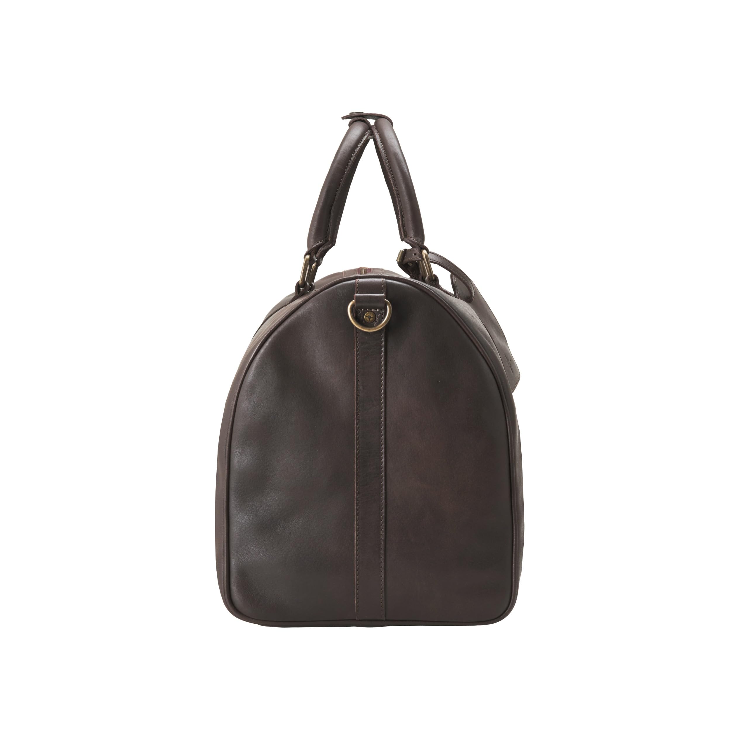 DRAKENSBERG Weekender 'John' - Bolsa de viaje de piel para hombre y mujer, 40 L