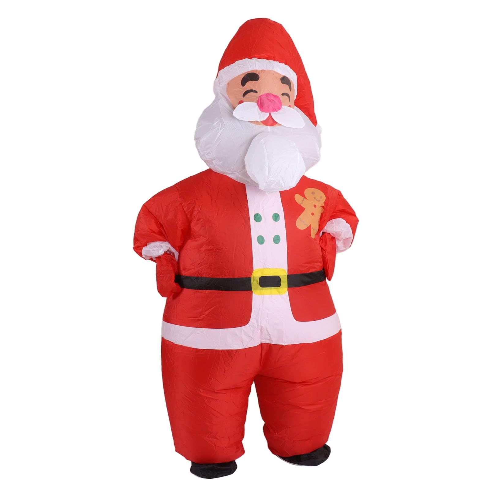 Nadmuchiwany kostium bożonarodzeniowy, zabawny kostium lalki Blow Up Christmas Party dla dorosłych 150-190 cm, tkanina poliestrowa 190T na Boże Narodzenie, ślub i imprezy cosplay (pufa z dużą
