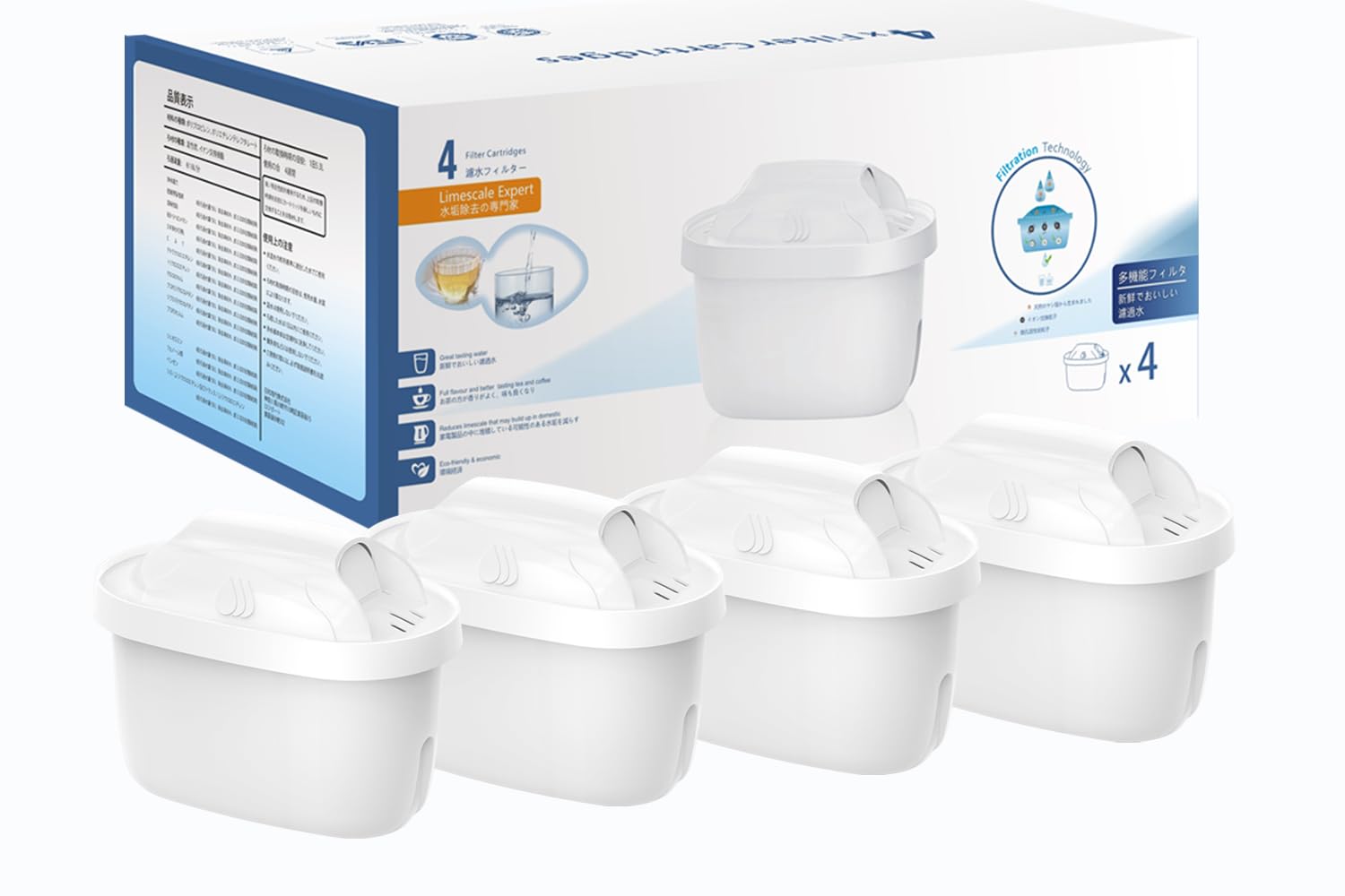 Amazon | 浄水ポット 交換用カートリッジ カートリッジ 互換品 同じ