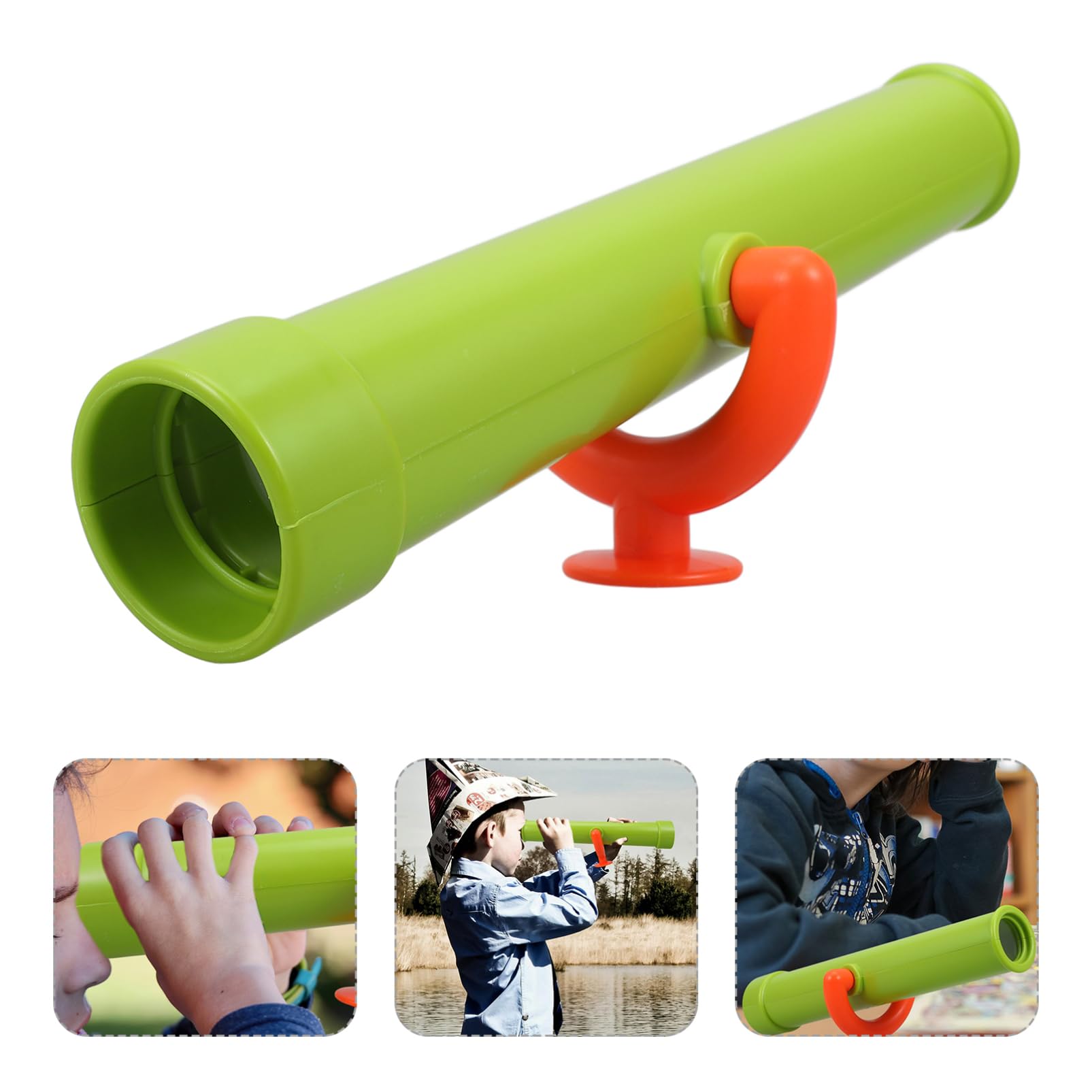 Accessoire de Télescope pour Garçon et Filles en Plastique Léger et Portable, pour Halloween et Carnaval Design Simple et Couleur Vert Clair