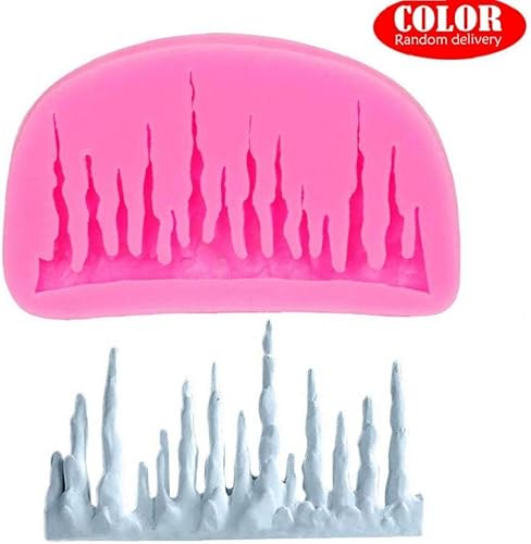 Miniatura 5 de Molde de silicona para tartas de carámbanos de carámbano, moldes de caramelo de chocolate, moldes de bricolaje con forma de carámbanos de fondant,