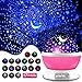 MOKOQI Star Projector, Night Light Lamp Fun Gifts for 1-4-6-14 Year Old Girls and Boys Rotating Star Sky Moon Light Projector for Kids Bedroom Decor -Pink