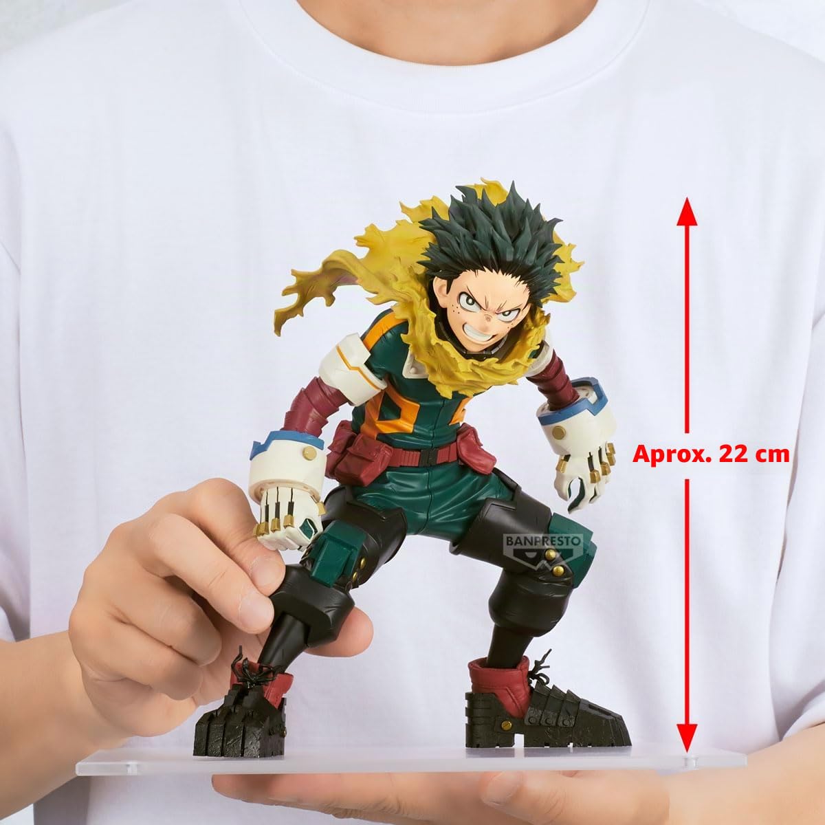 Banpresto Figura de Accion Midoriya Izuku My Hero Academia - Grandista 22cm - BP30047P Multicolor - Figura Coleccionable - Ideal para los fanáticos del Anime