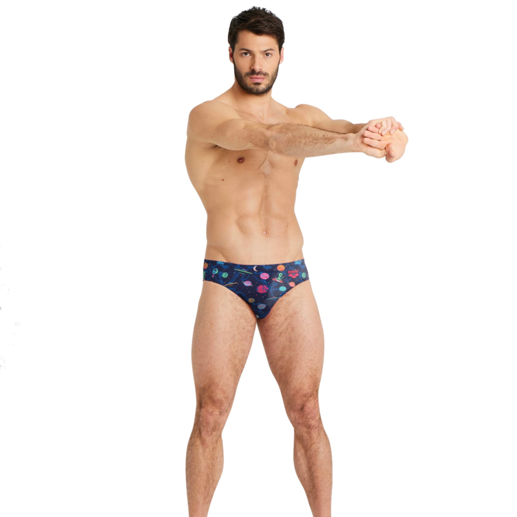 ARENA Men's Swim Briefs for Competitive Swimming and Training Practice Drew Kibler Collection