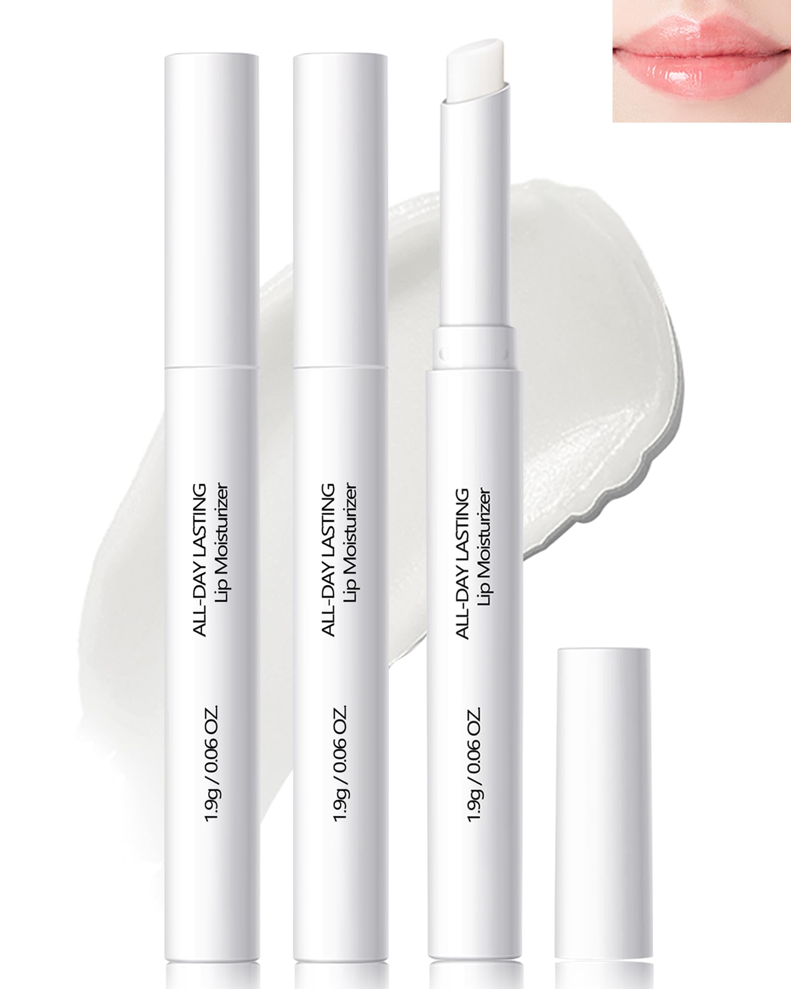 Amazon.com : Lip Balm-3Pcs Hydrating Clear Lip Prime,Colorless Lip